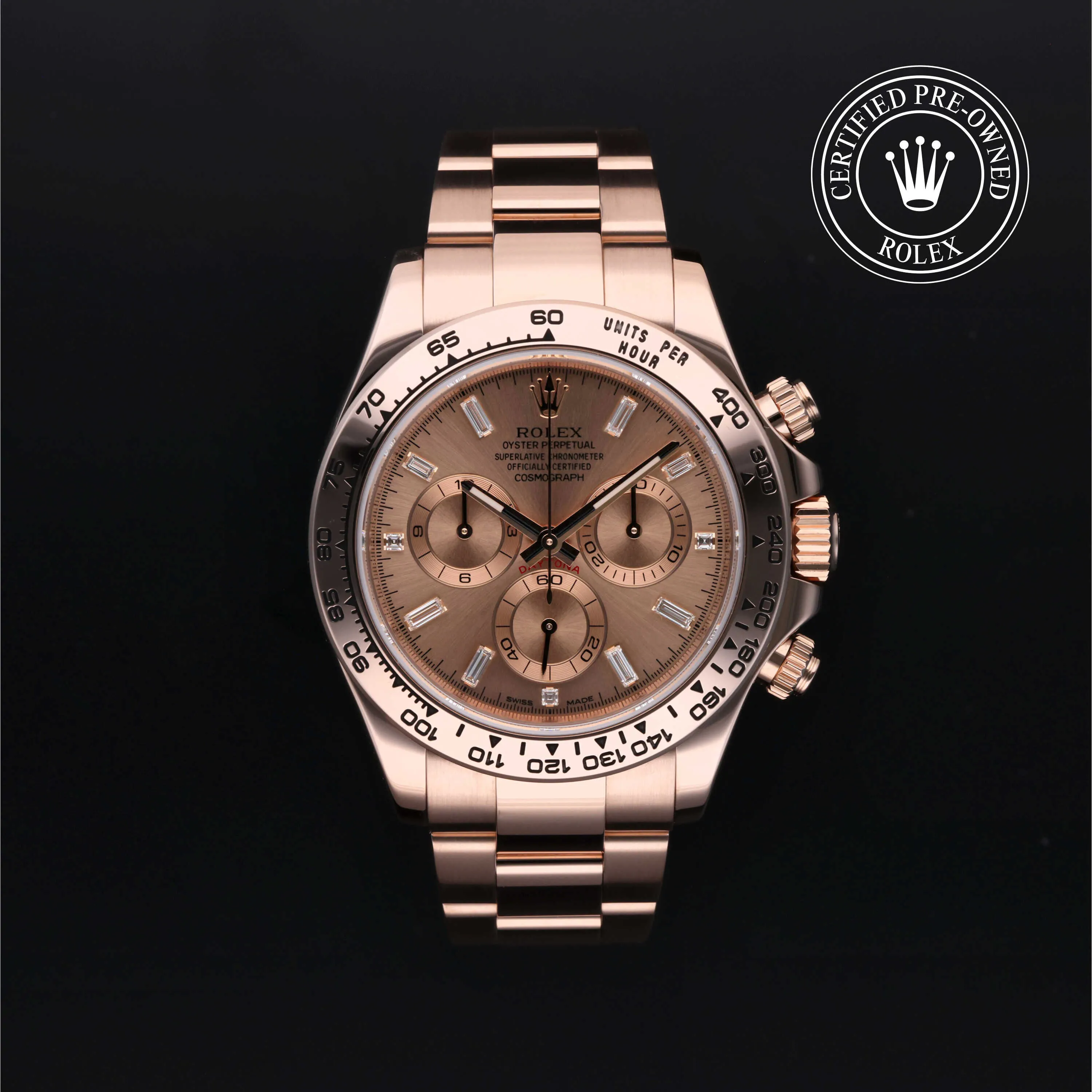 Rolex Daytona 116505 40mm Rose gold Rose