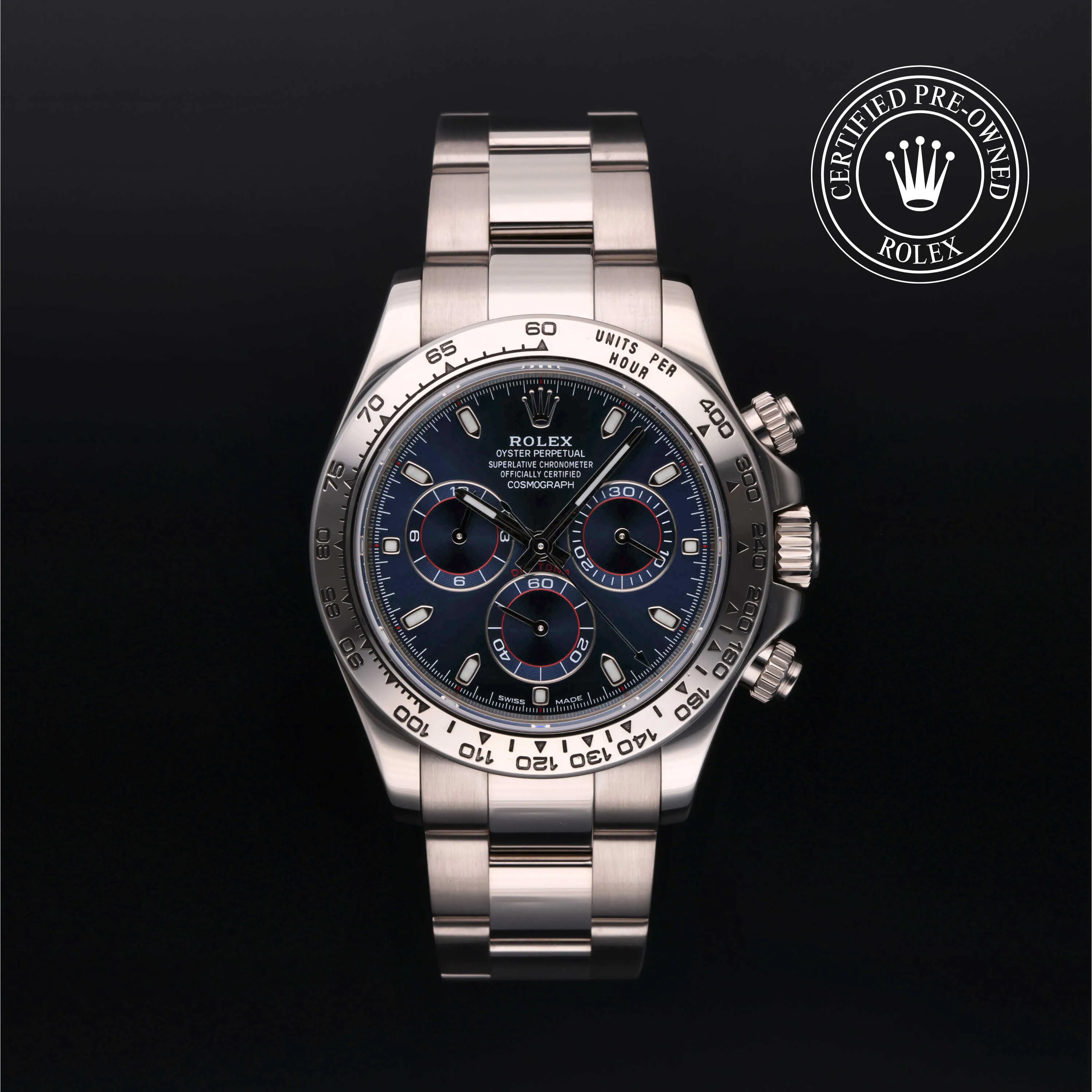 Rolex Daytona 116509 40mm White gold Blue