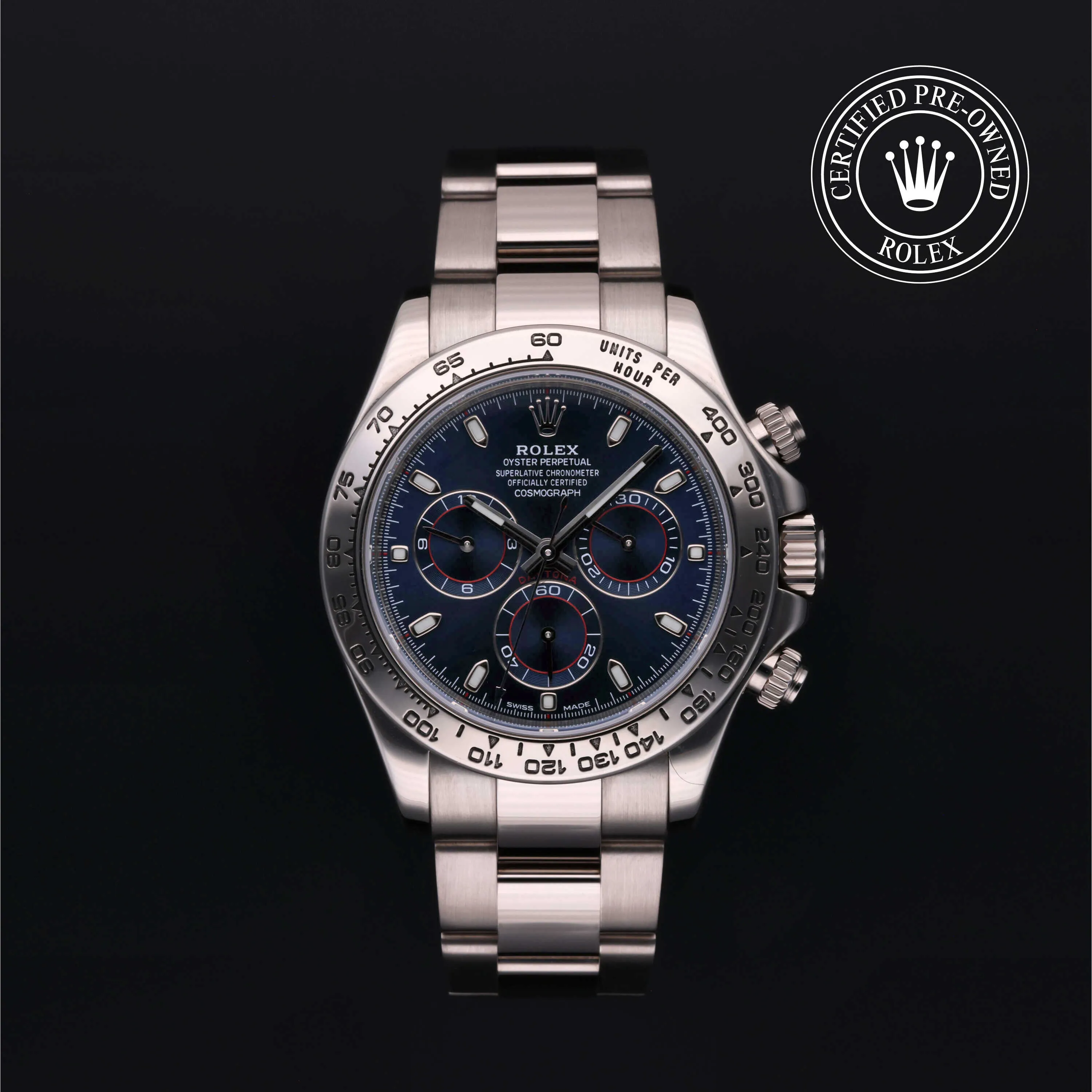 Rolex Daytona 116509 40mm White gold Blue