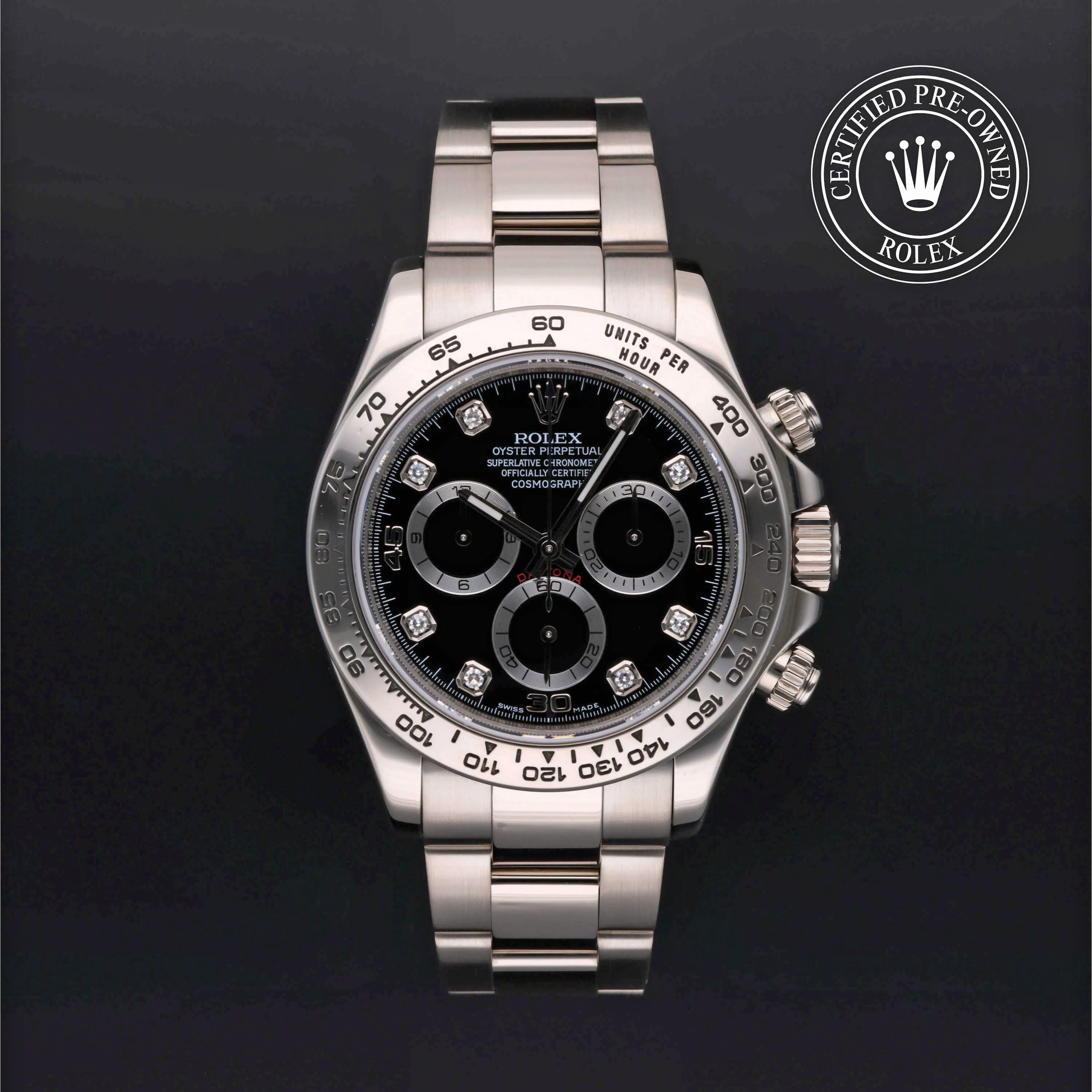 Rolex Daytona 116509 40mm White gold Black