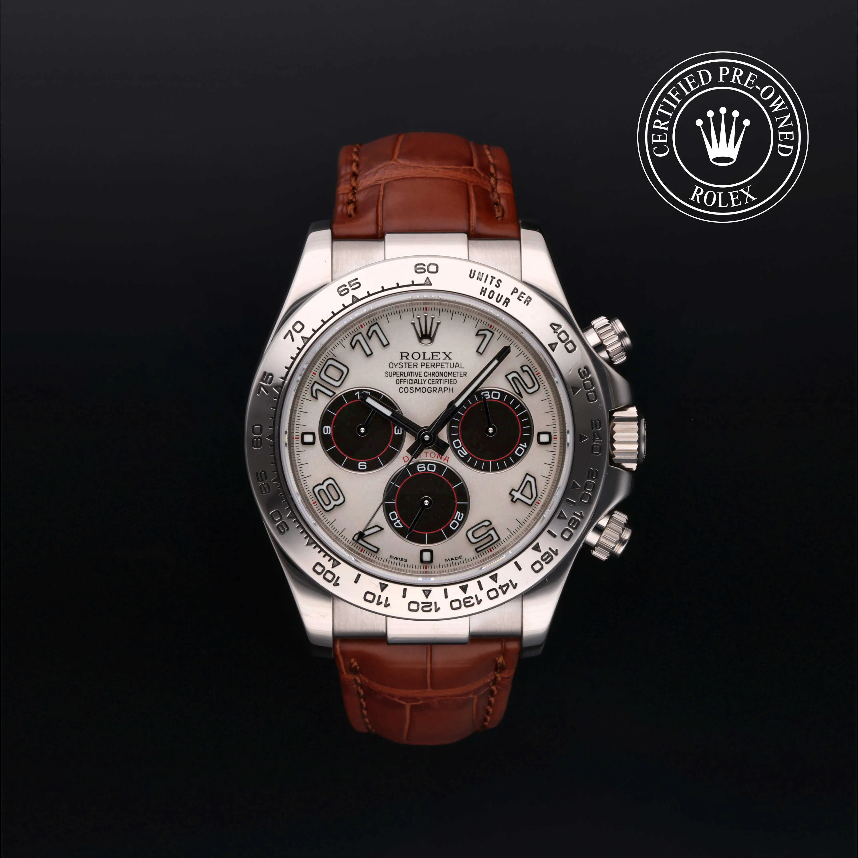 Rolex Daytona 116519 40mm White gold Black