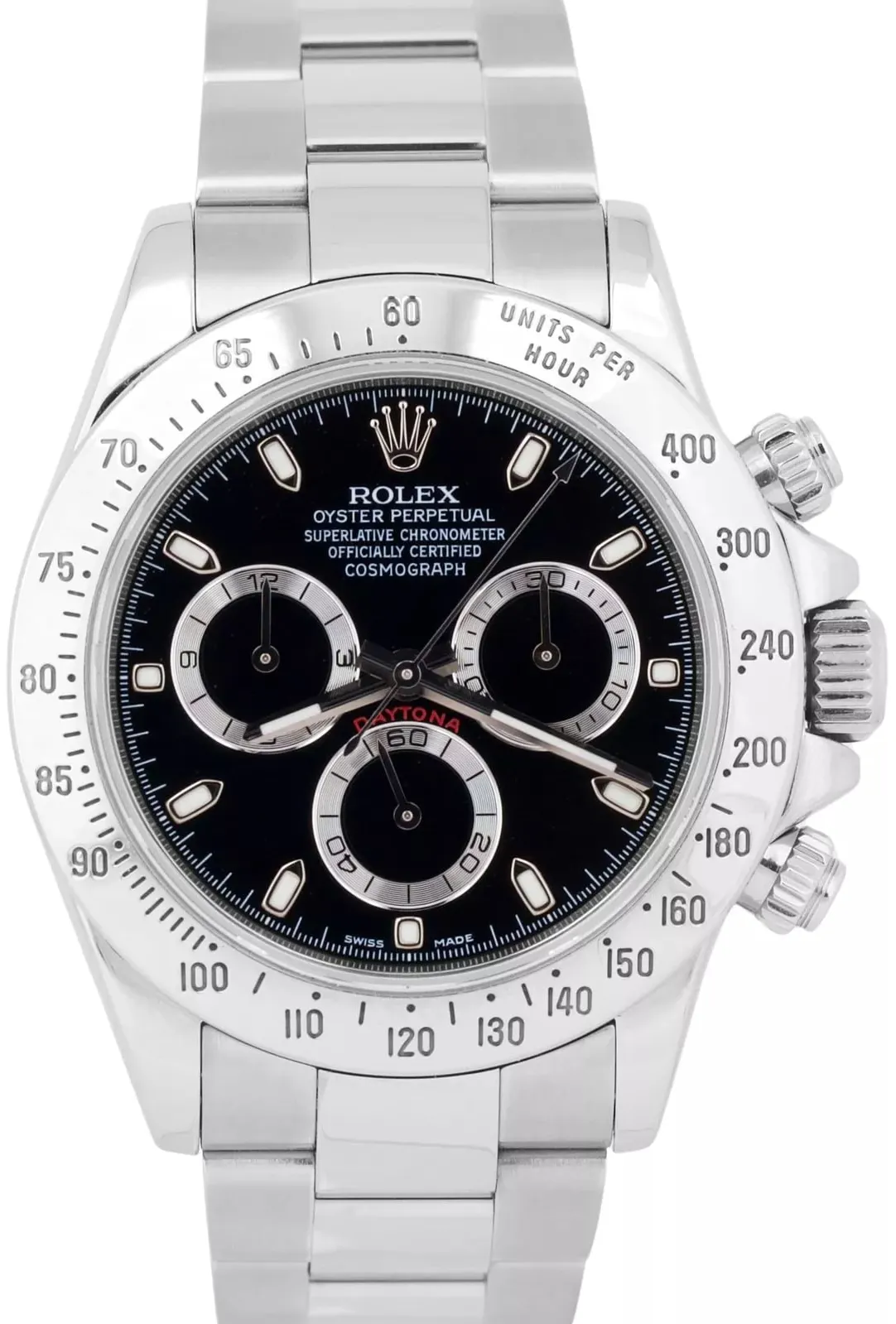 Rolex Daytona 116520-0015 40mm Stainless steel Black