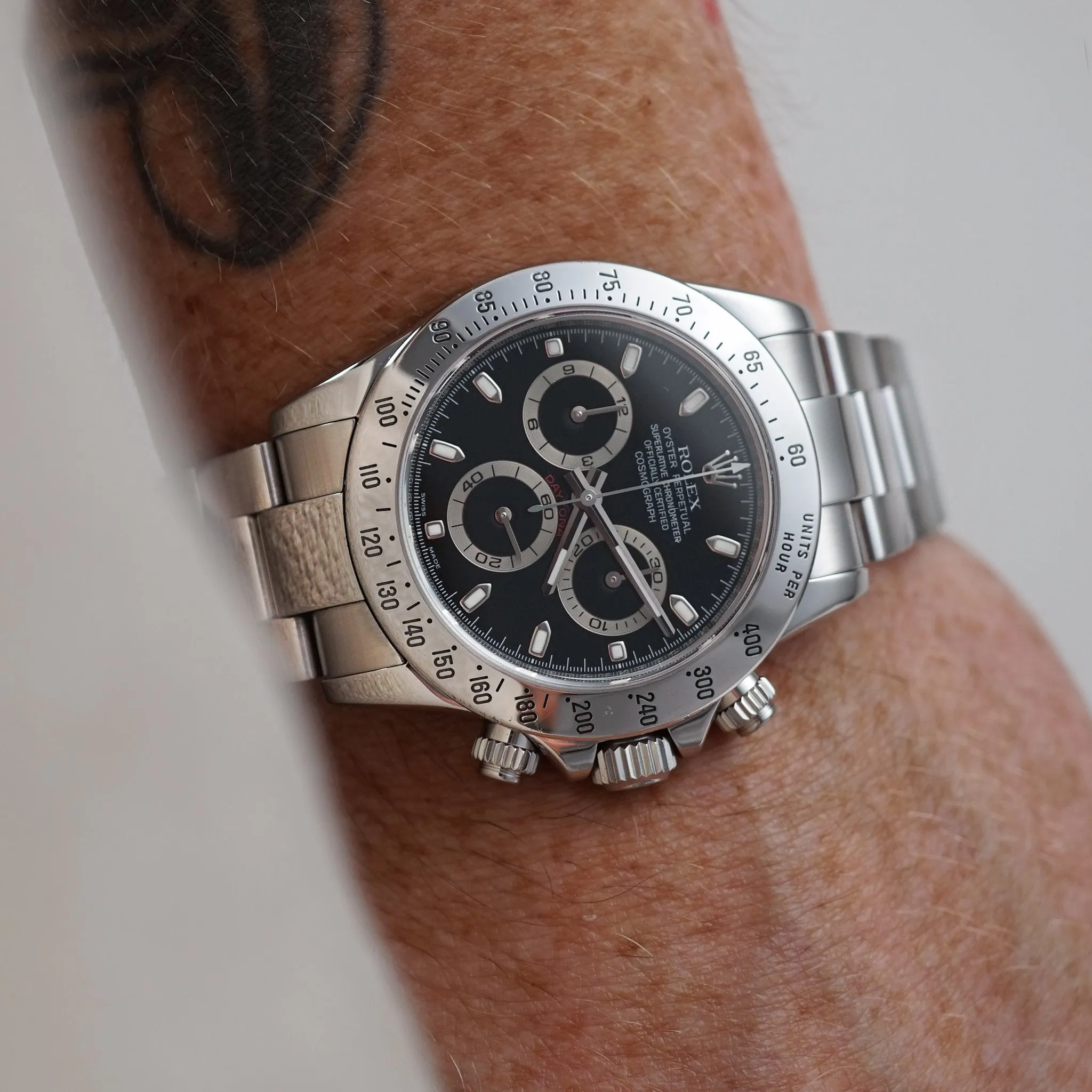 Rolex Daytona 116520 40mm Stainless steel Black 4