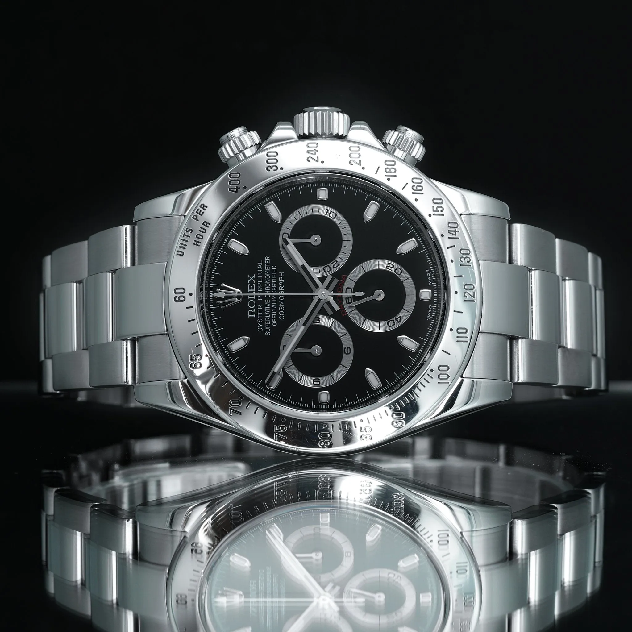 Rolex Daytona 116520 40mm Stainless steel Black 1