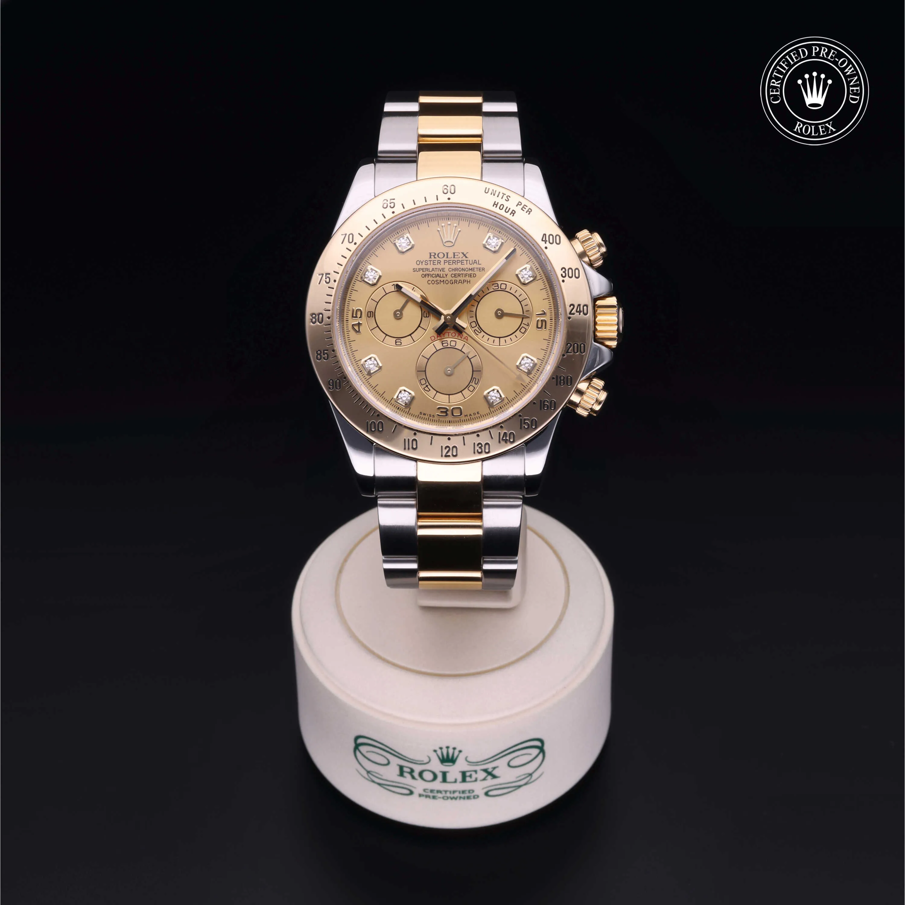 Rolex Daytona 116523 40mm Yellow gold and Oystersteel Champagne 4