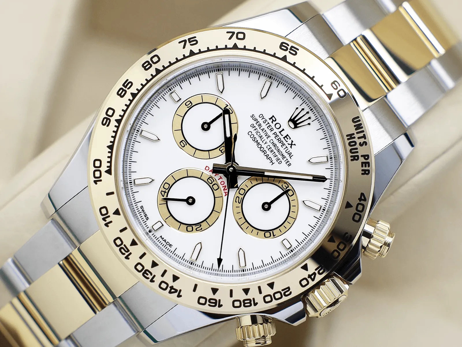 Rolex Daytona 126503 40mm White with Luminous Baton Markers and Sub-Dials 2