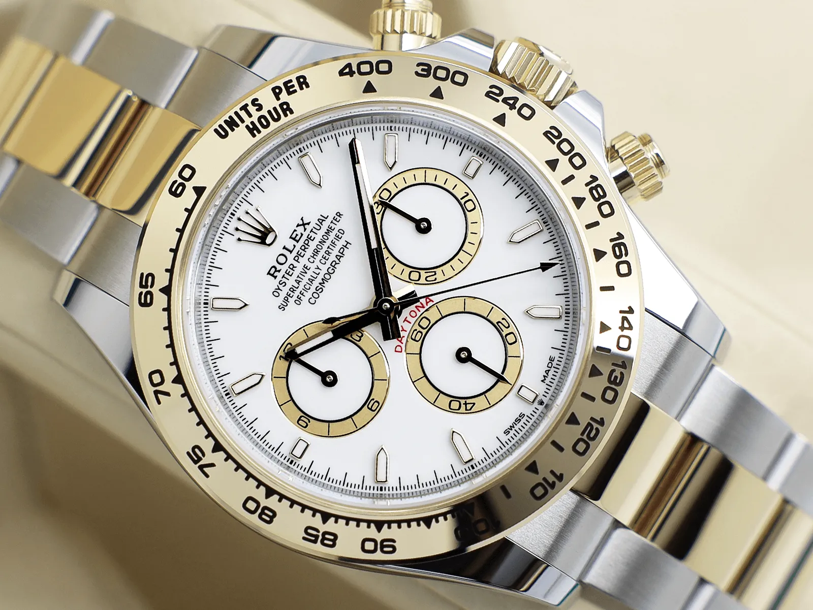 Rolex Daytona 126503 40mm White with Luminous Baton Markers and Sub-Dials 5