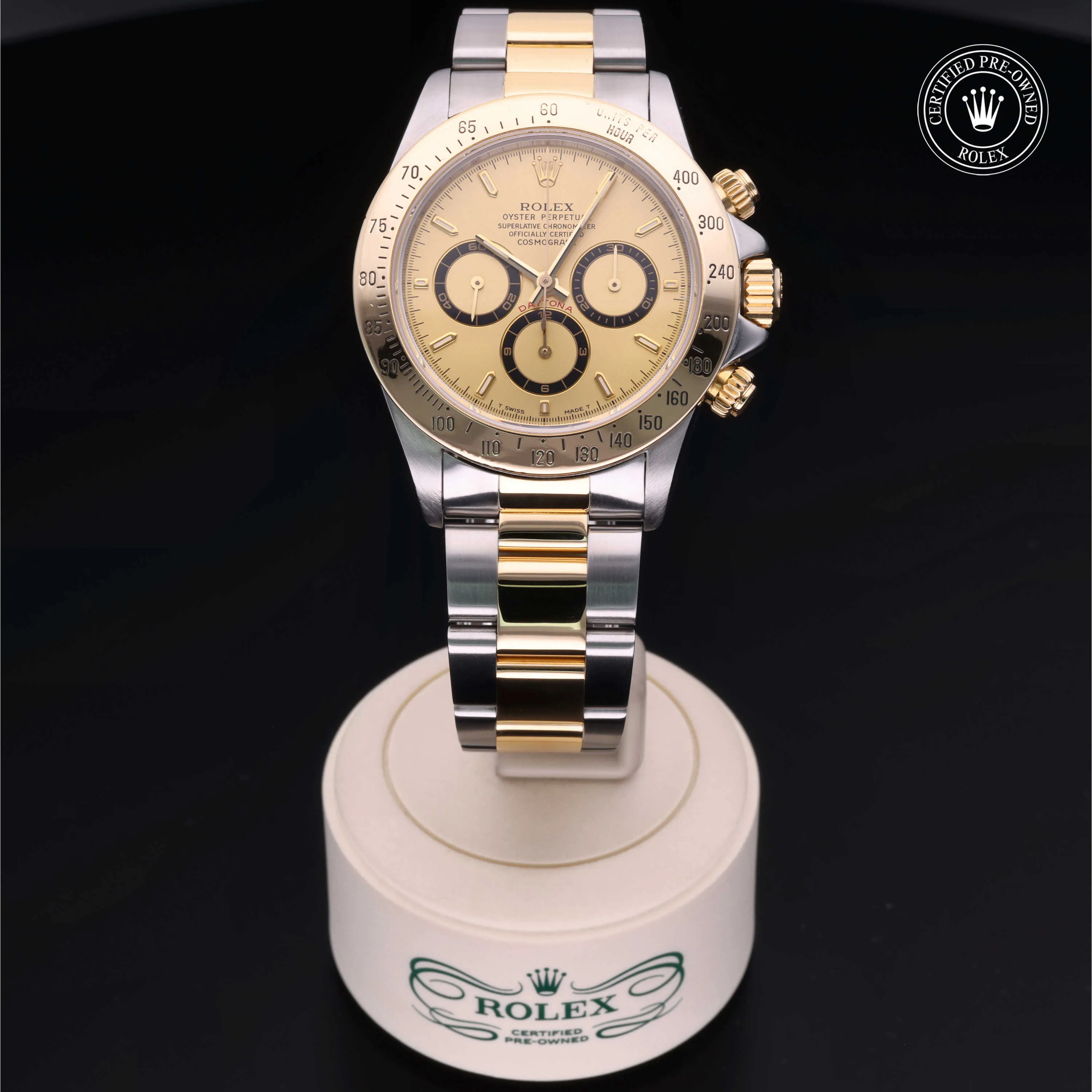 Rolex Daytona 16523 40mm Yellow gold and stainless steel Champagne 3