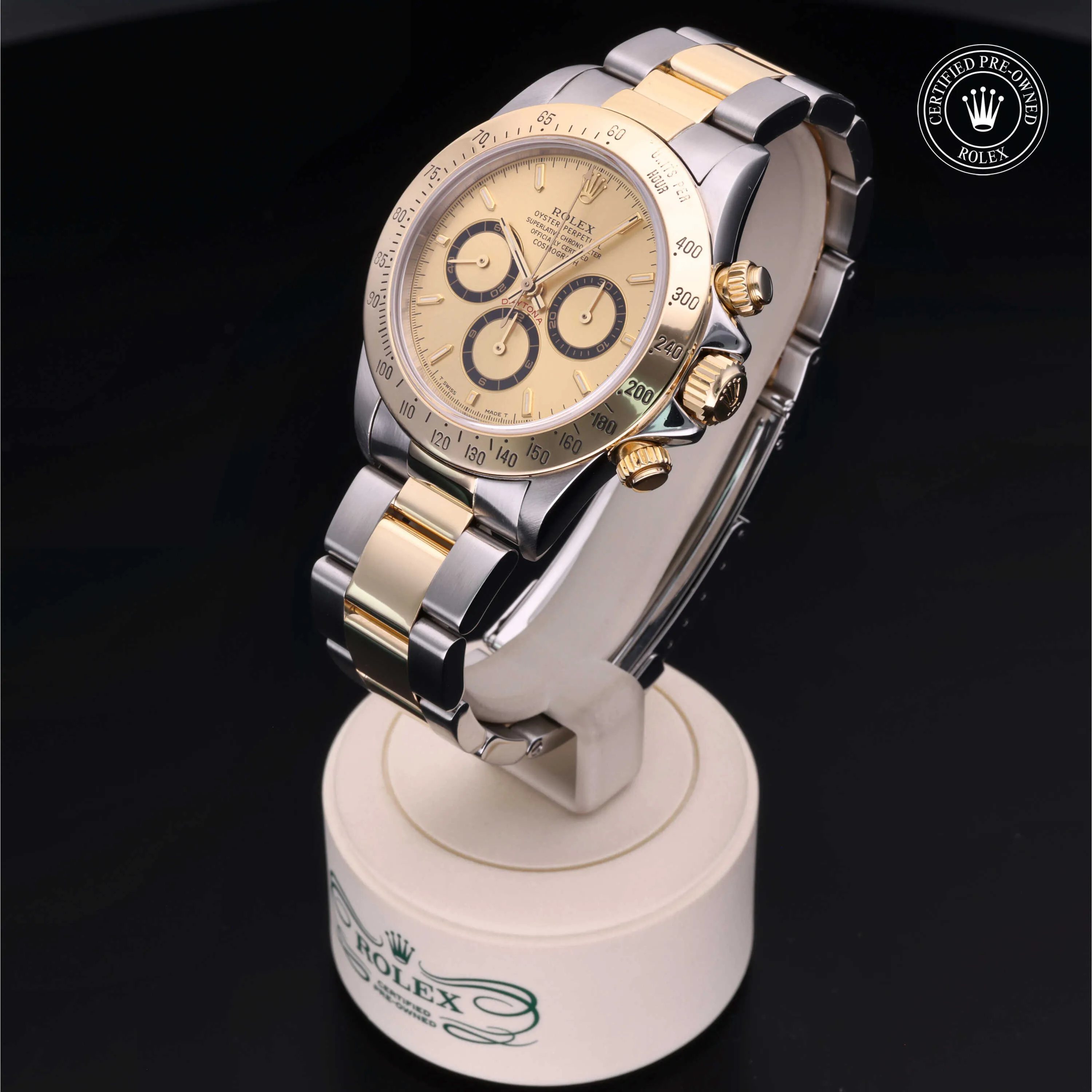 Rolex Daytona 16523 40mm Yellow gold and stainless steel Champagne 4