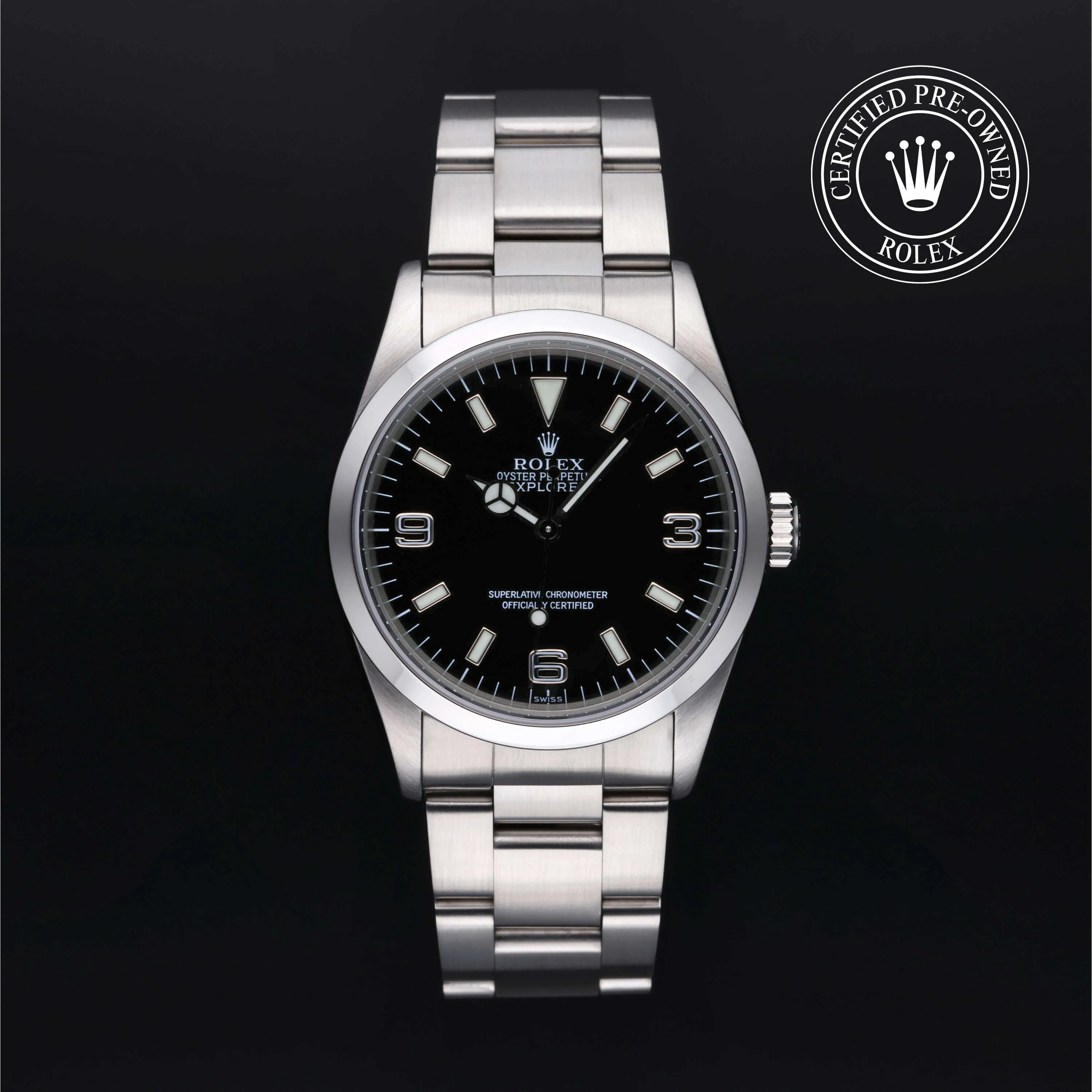 Rolex Explorer 14270 36mm Black