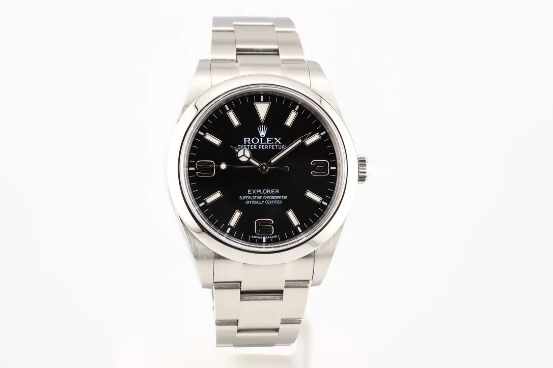 Rolex Explorer 214270 39mm Stainless steel Black