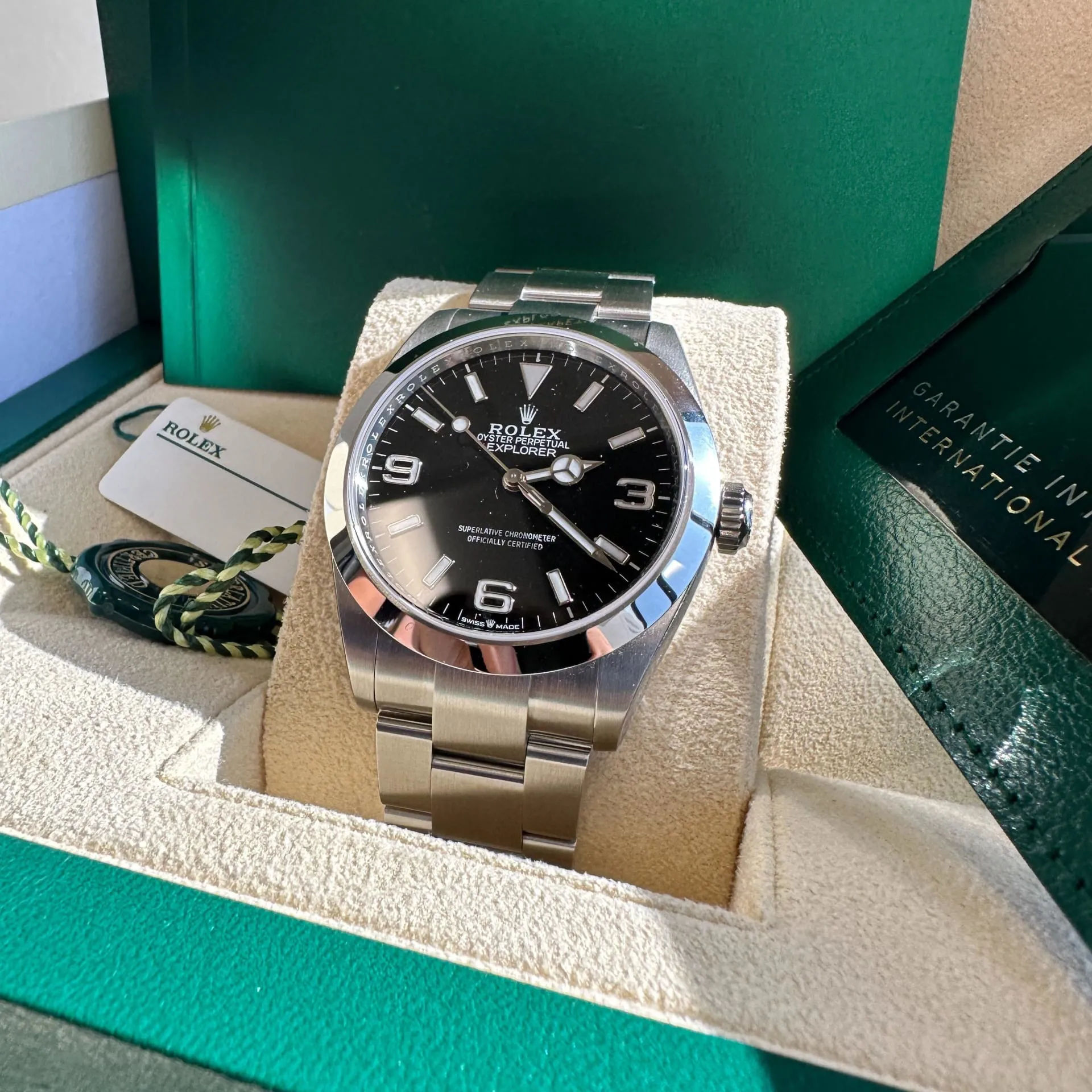 Rolex Explorer 224270-0001 40mm Stainless steel Black