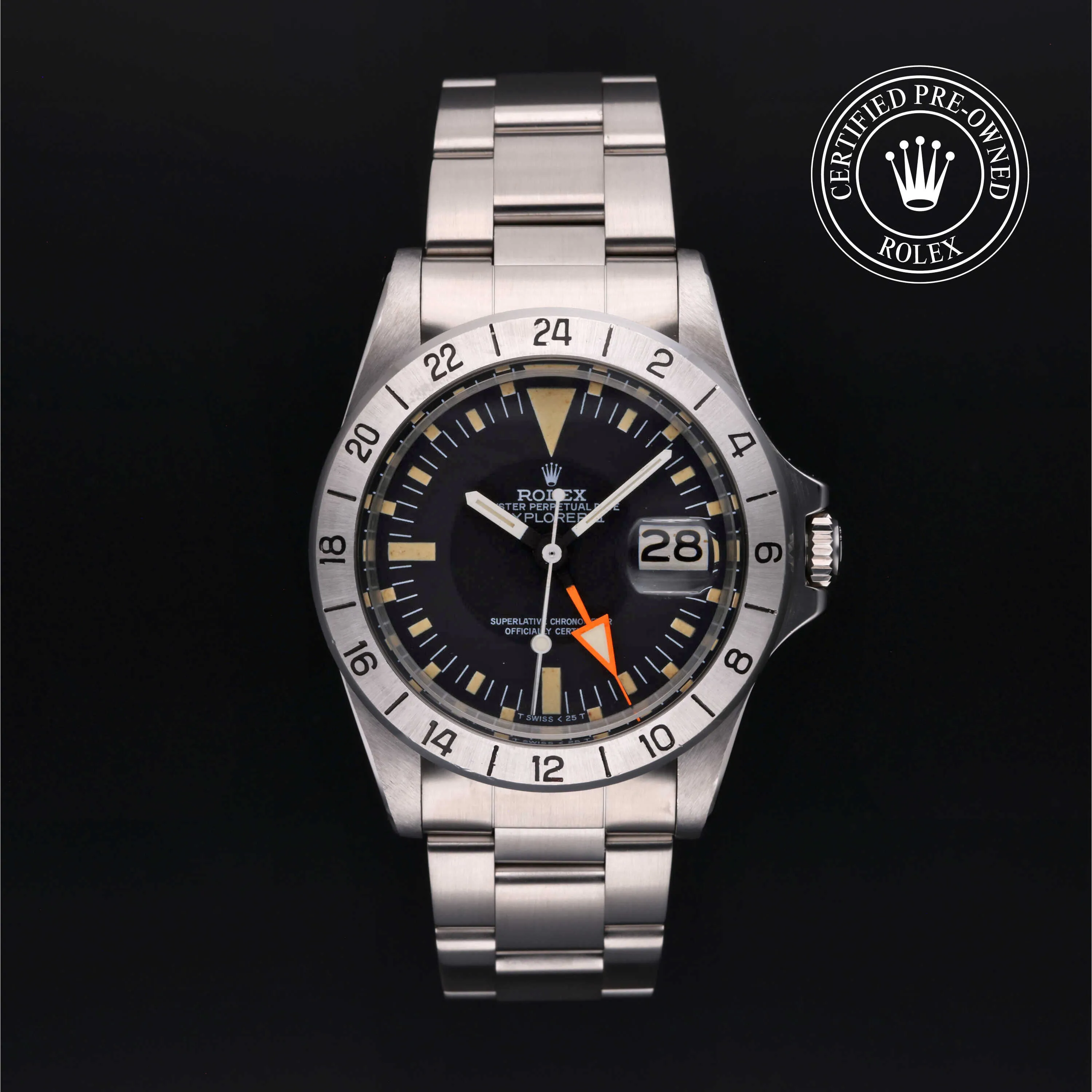 Rolex Explorer II 16550 40mm Stainless steel Black