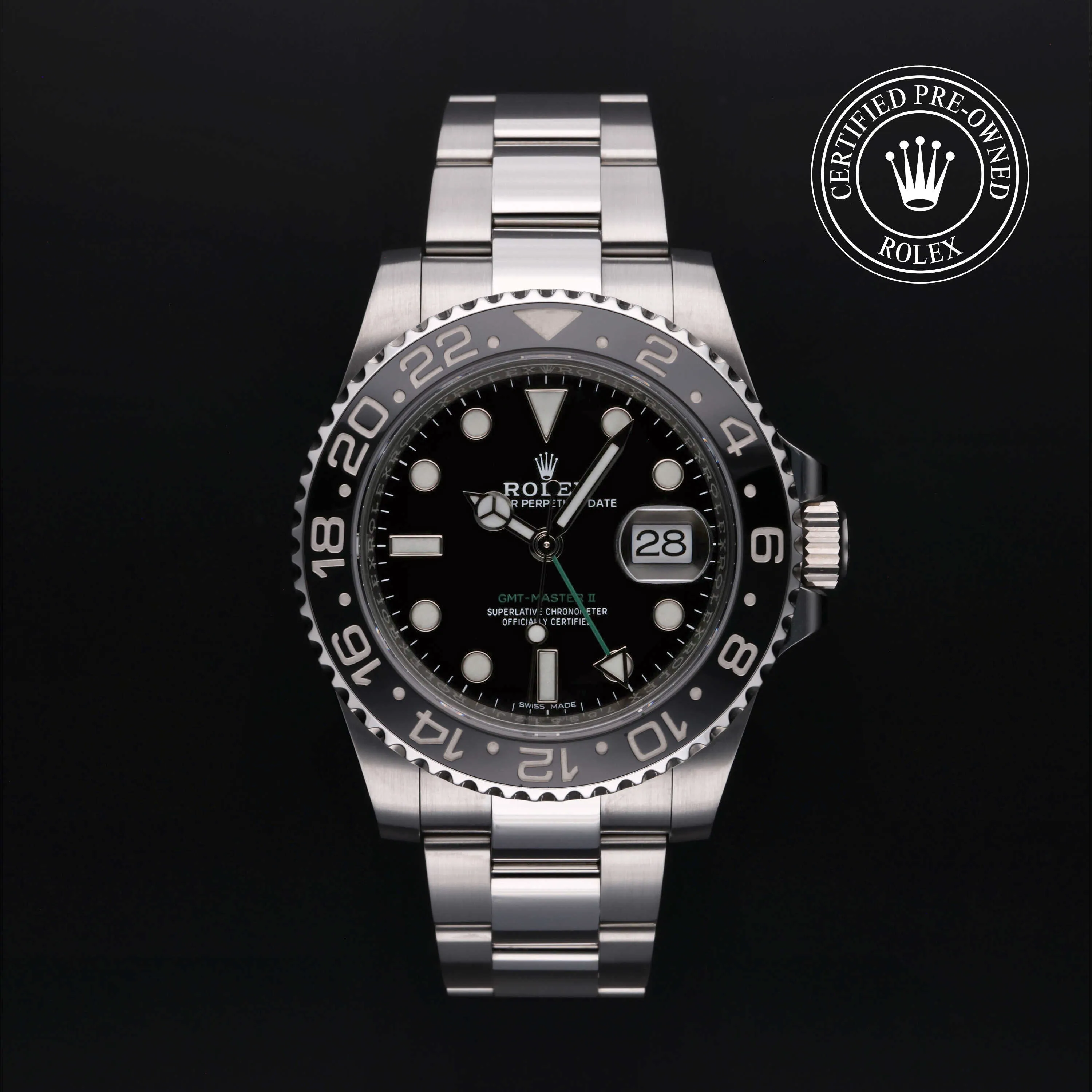 Rolex GMT-Master II 116710LN 40mm Stainless steel Black