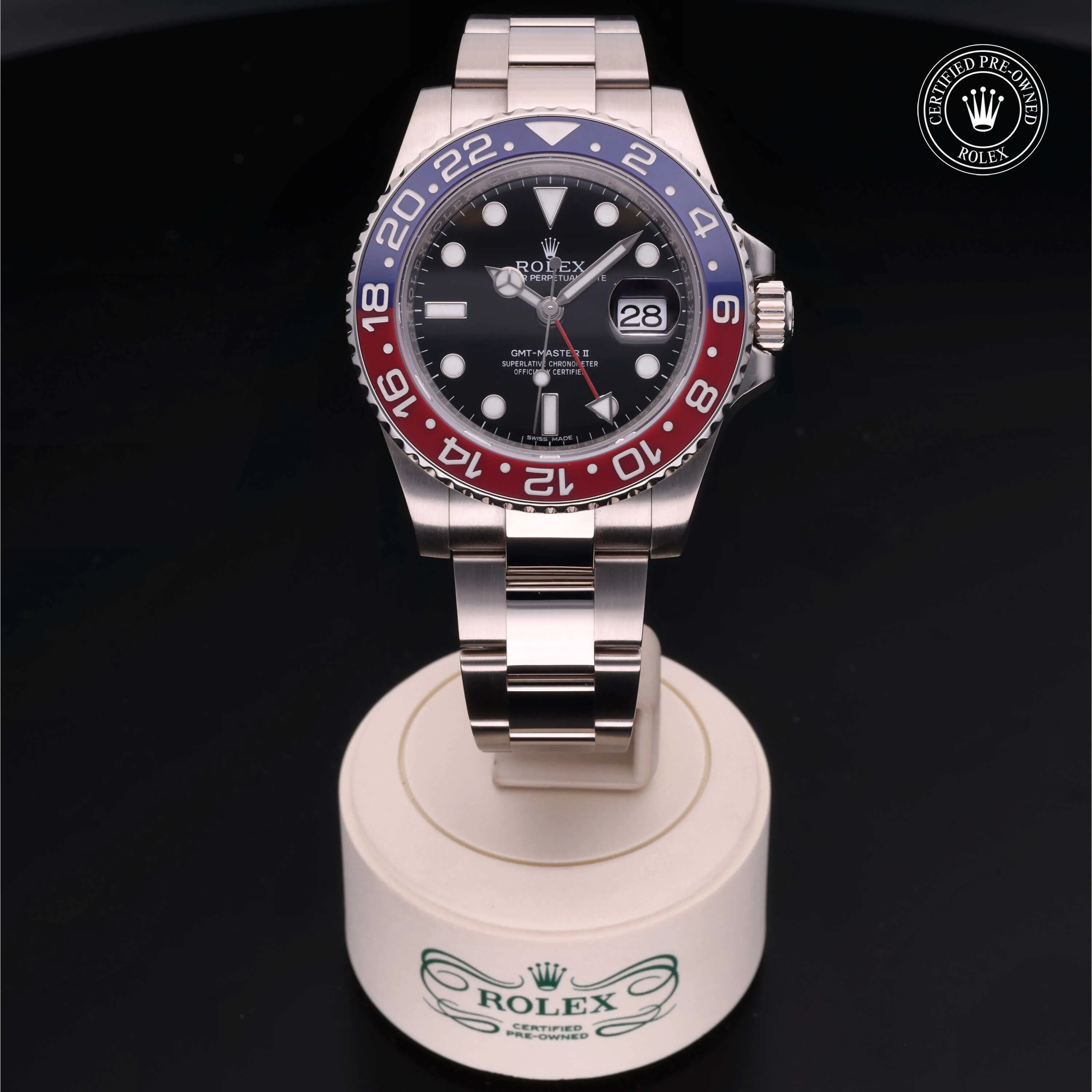 Rolex GMT-Master II 116719BLRO 40mm White gold Black 1