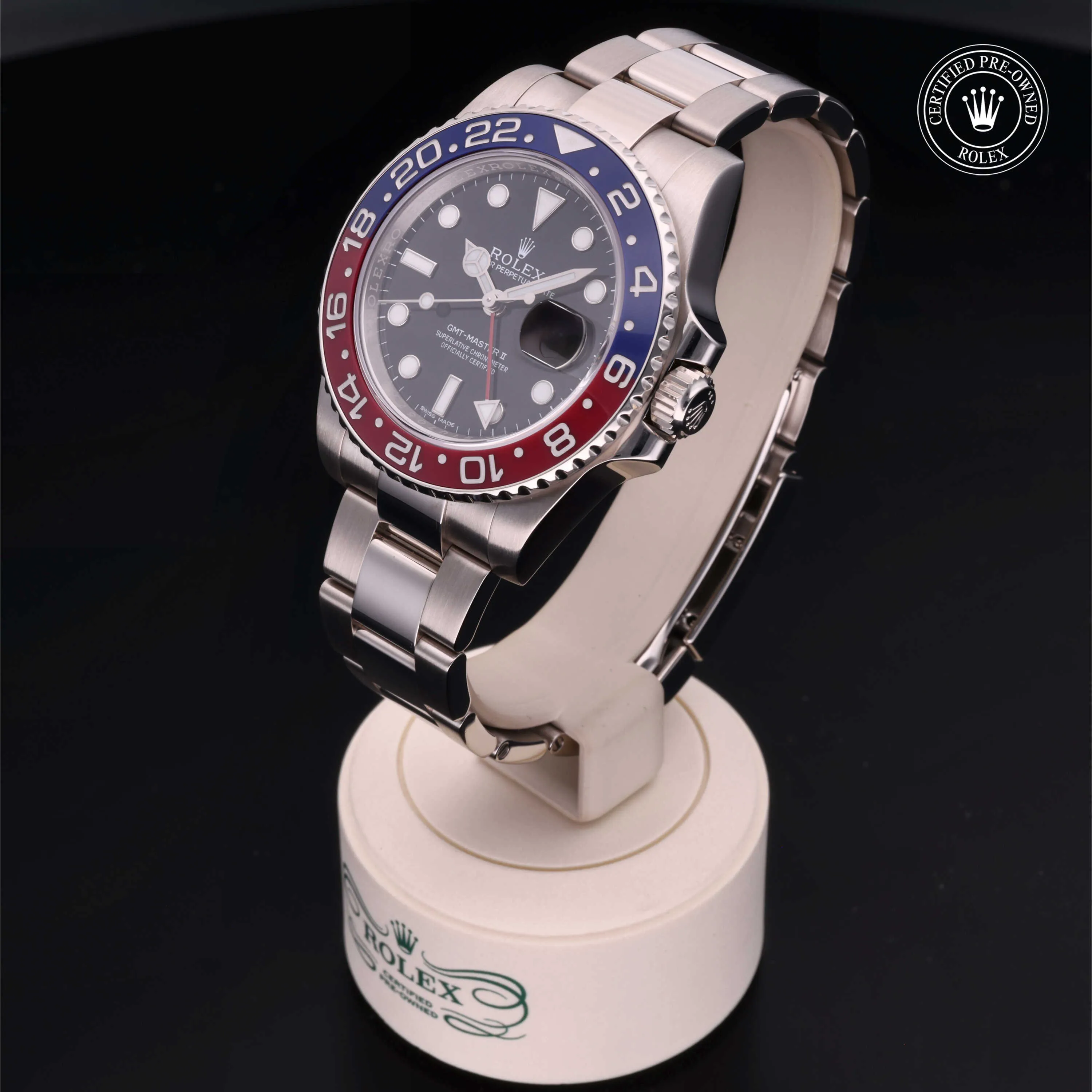 Rolex GMT-Master II 116719BLRO 40mm White gold Black 2