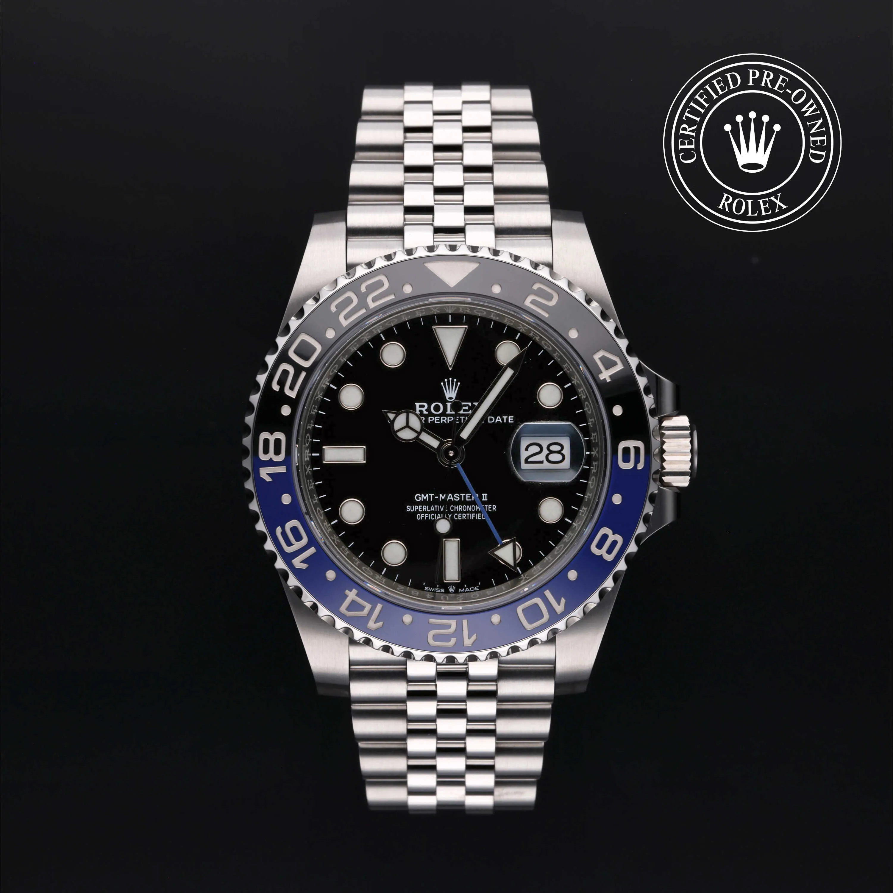 Rolex GMT-Master II 126710BLNR 40mm Stainless steel Black