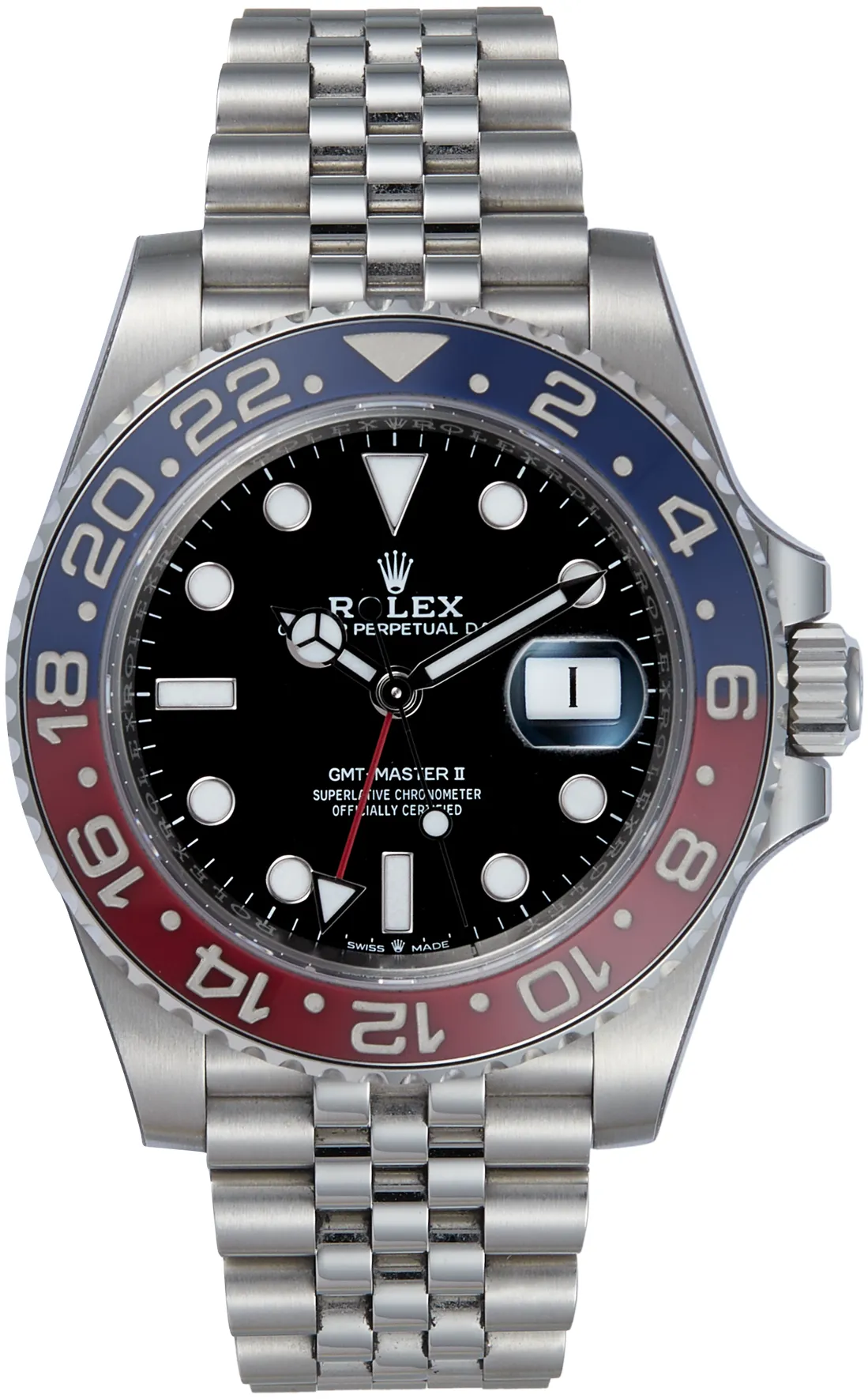 Rolex GMT-Master II 126710BLRO-0001 40mm Stainless steel Black