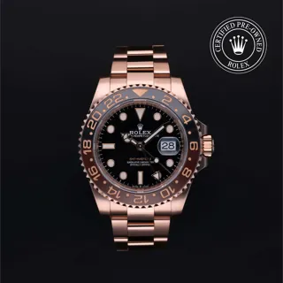 Rolex GMT-Master II 126715CHNR 18ct Everose Gold Black