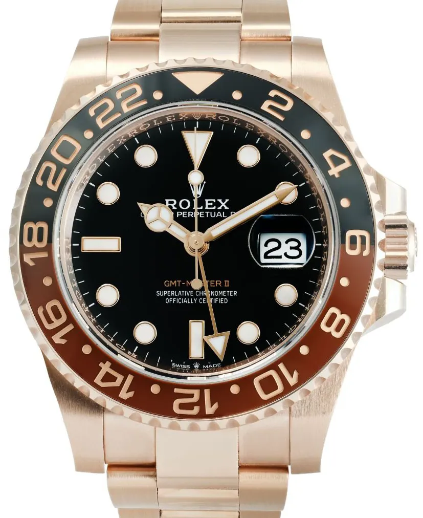 Rolex GMT-Master II 126715CHNR 40mm Rose gold Black