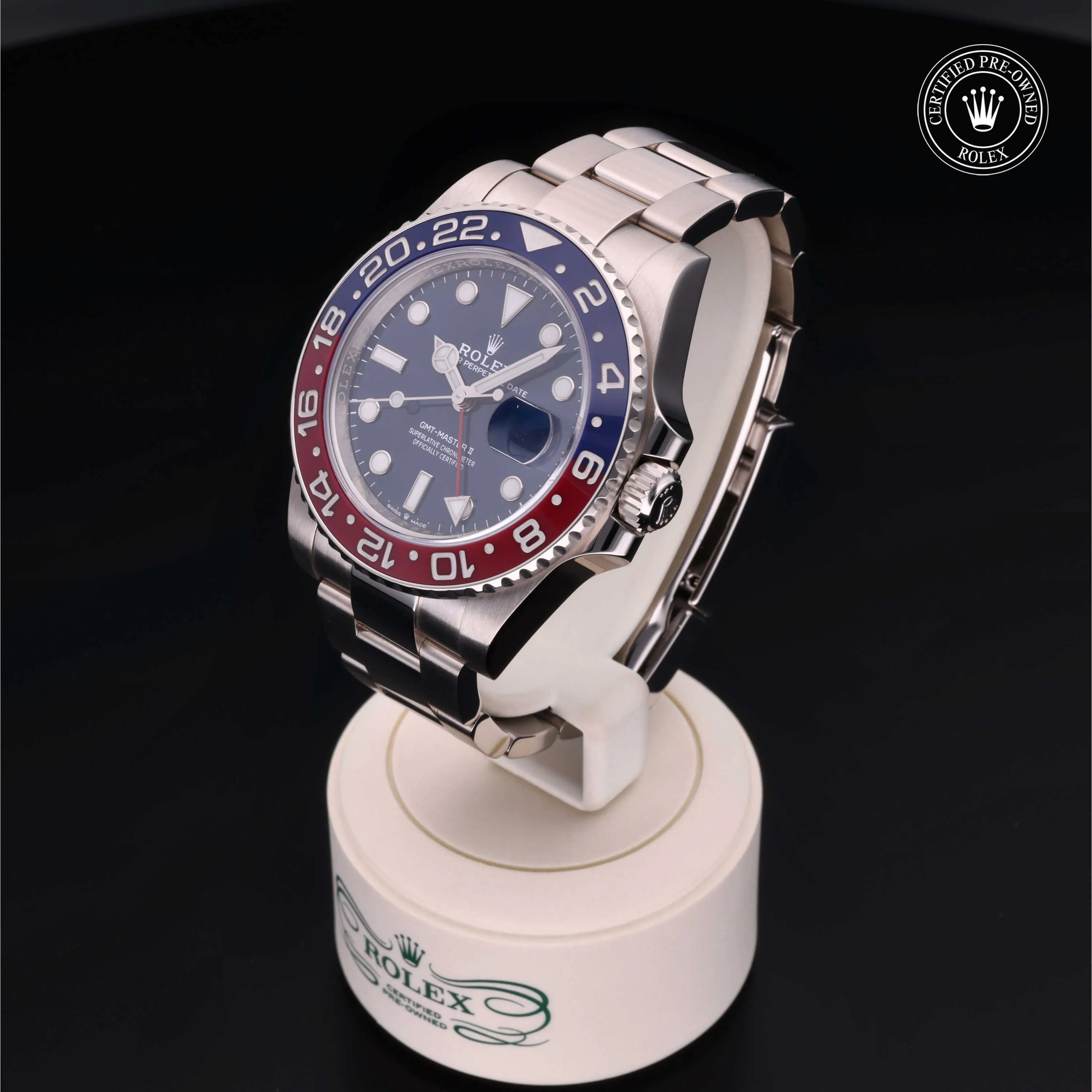 Rolex GMT-Master II 126719BLRO 40mm White gold Blue 2