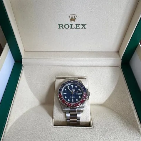 Rolex GMT-Master II 126719BLRO 40mm White gold Blue