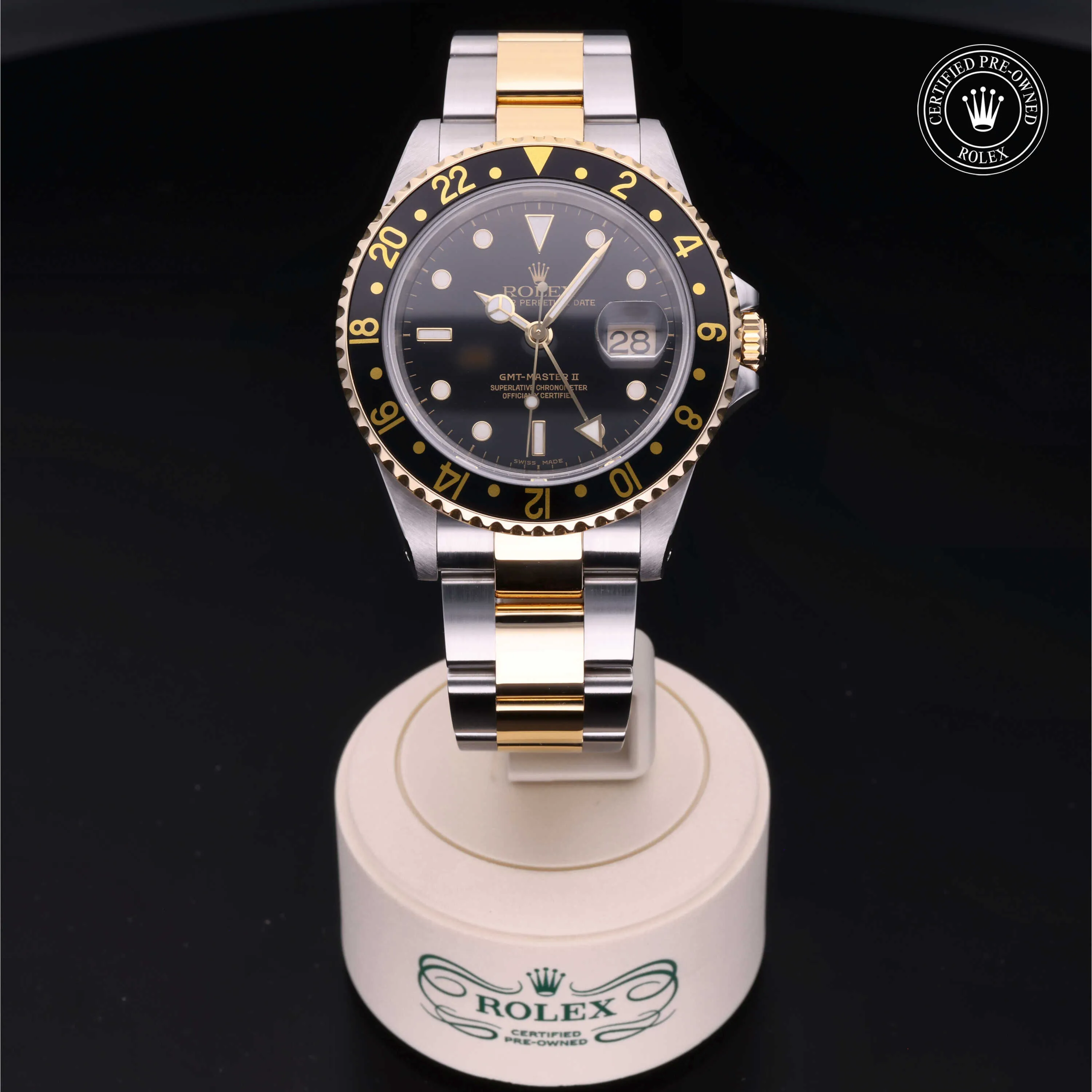 Rolex GMT-Master II 16713LN 40mm Yellow gold and Oystersteel Black 1