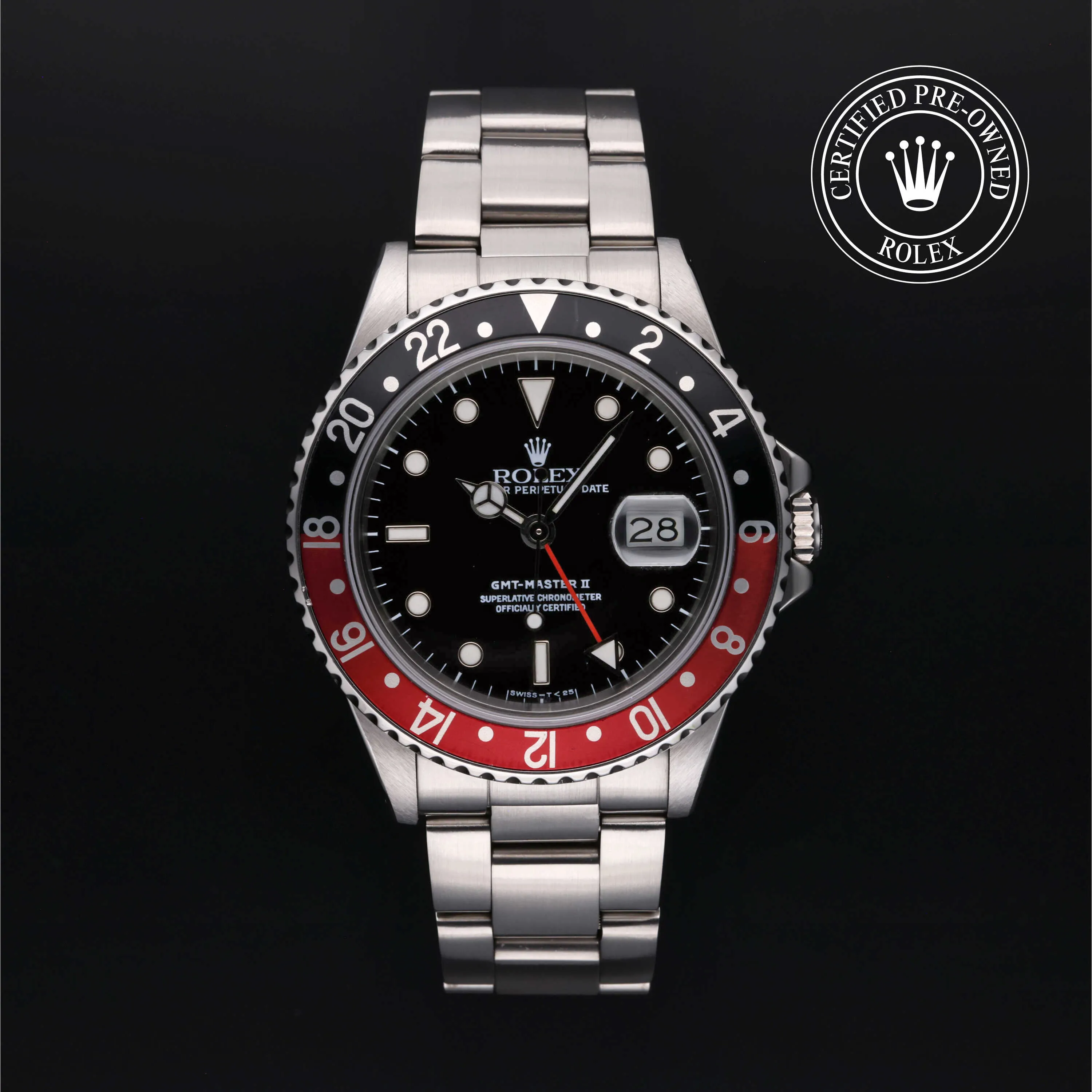 Rolex GMT-Master II 16760 40mm Oystersteel Black