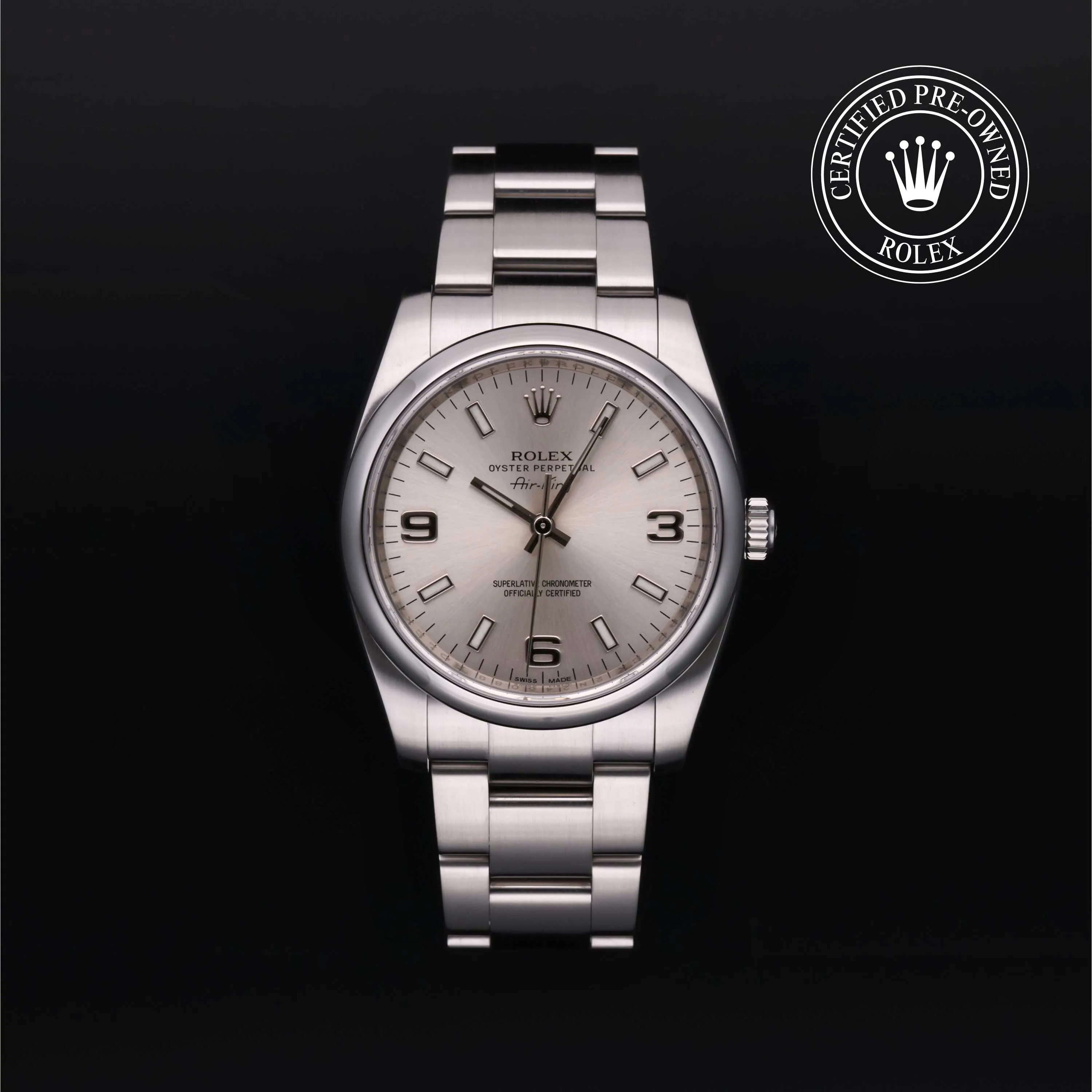 Rolex Oyster Perpetual 114200 34mm Stainless steel Silver