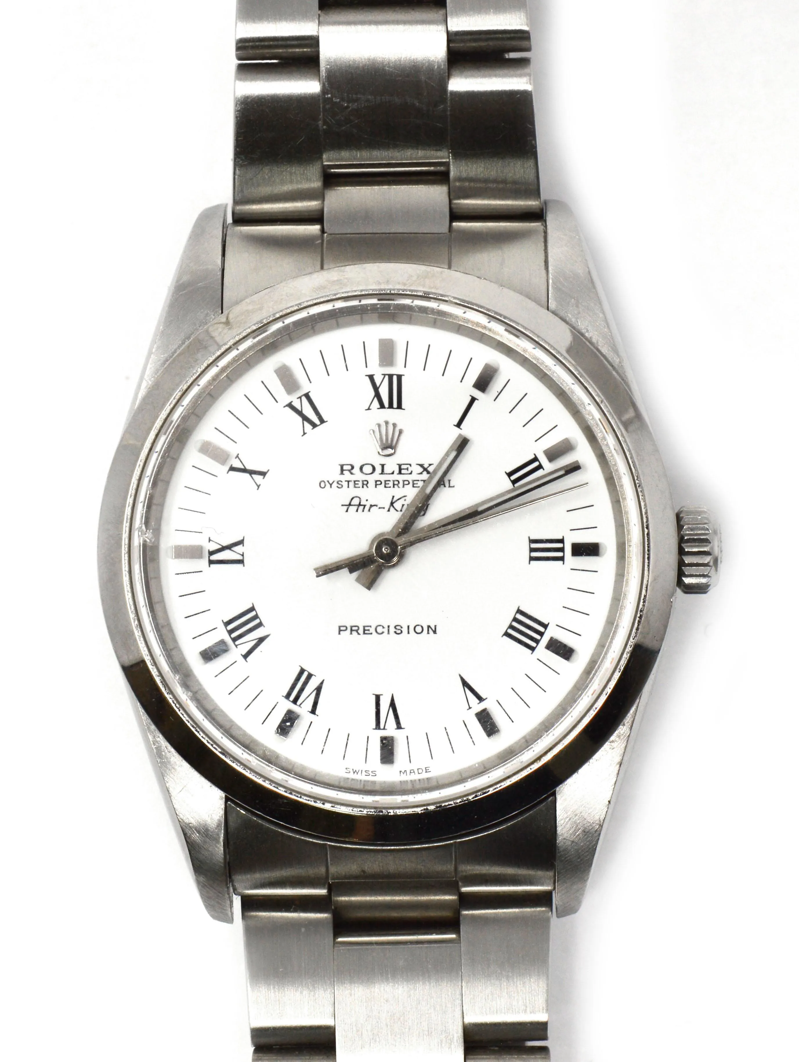 Rolex Air King M14000 34mm Stainless steel White