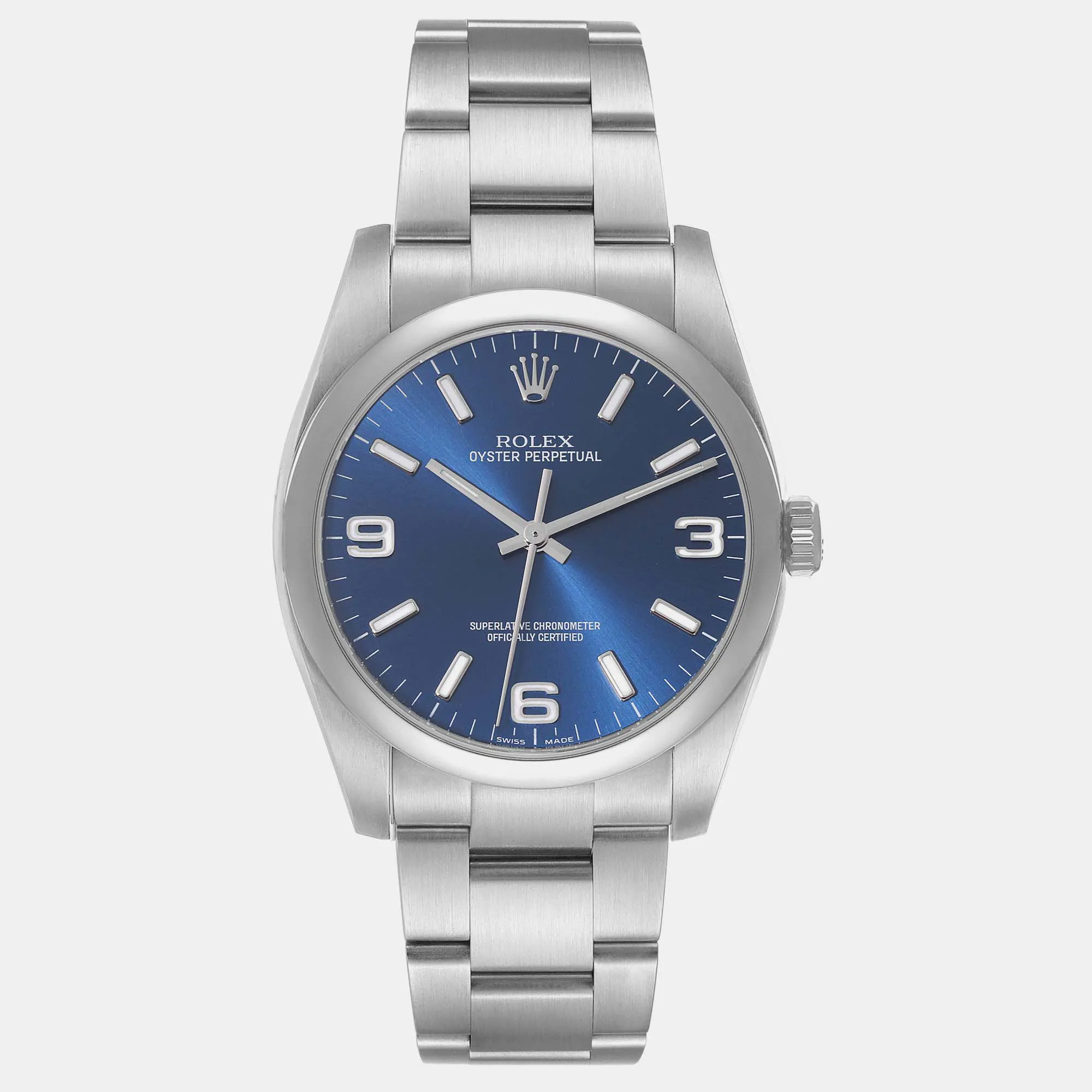 Rolex Oyster Perpetual 36mm Stainless steel Blue