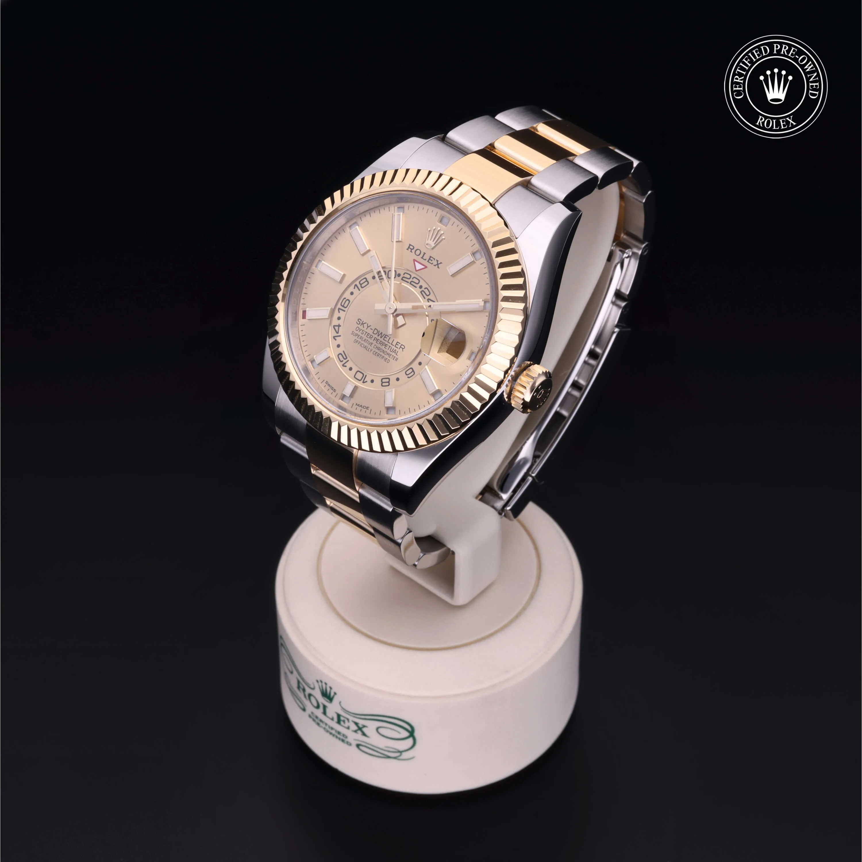 Rolex Sky-Dweller 326933 42mm Yellow gold and stainless steel Champagne 2