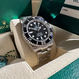 Rolex Submariner (No Date) 114060 Stainless steel Black