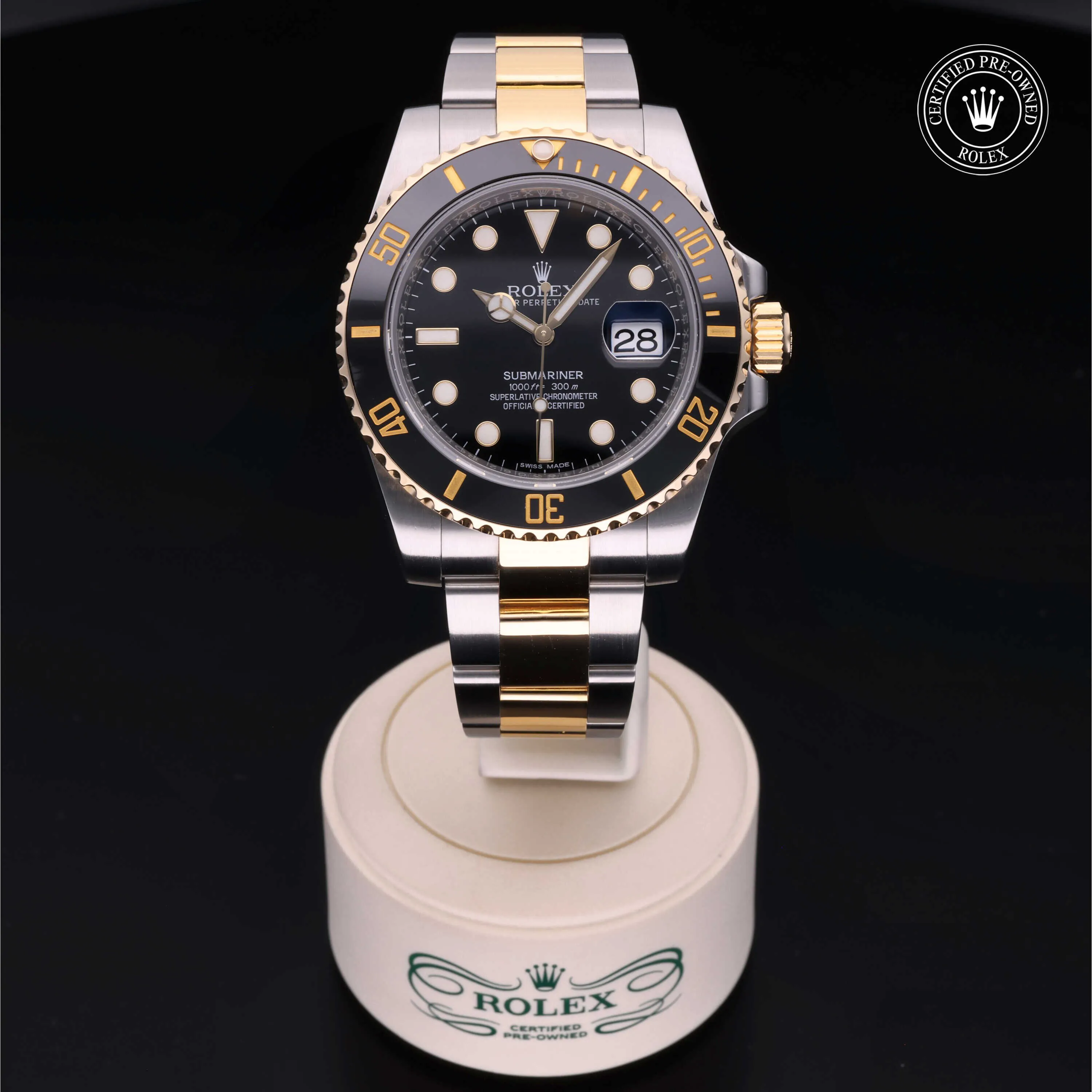 Rolex Submariner 116613LN 40mm Yellow gold and stainless steel Black 3