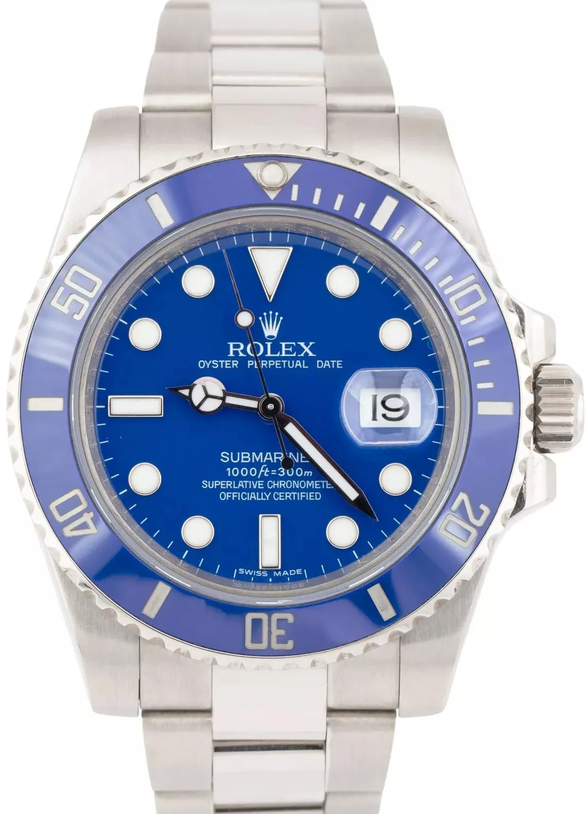 Rolex Submariner 116619LB-0001 40mm White gold Blue