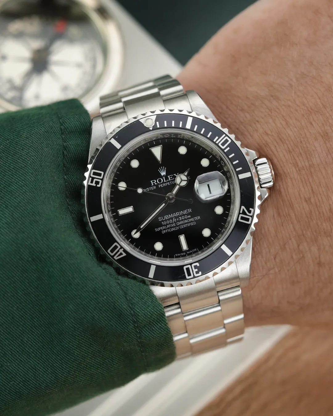 Rolex Submariner 16610 40mm Stainless steel Black