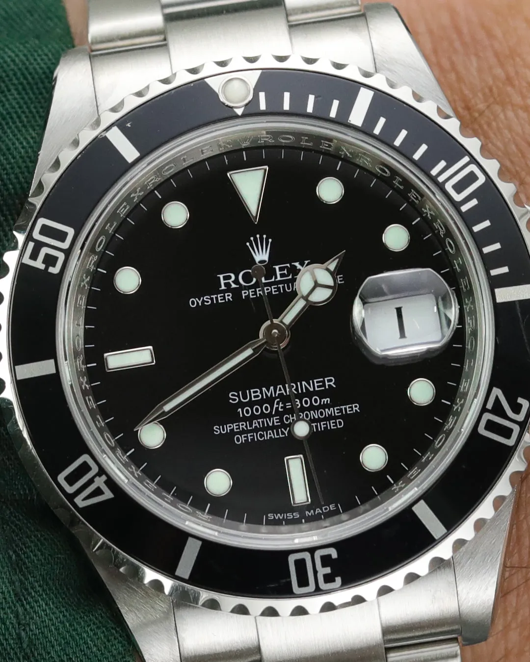 Rolex Submariner 16610 40mm Stainless steel Black 1