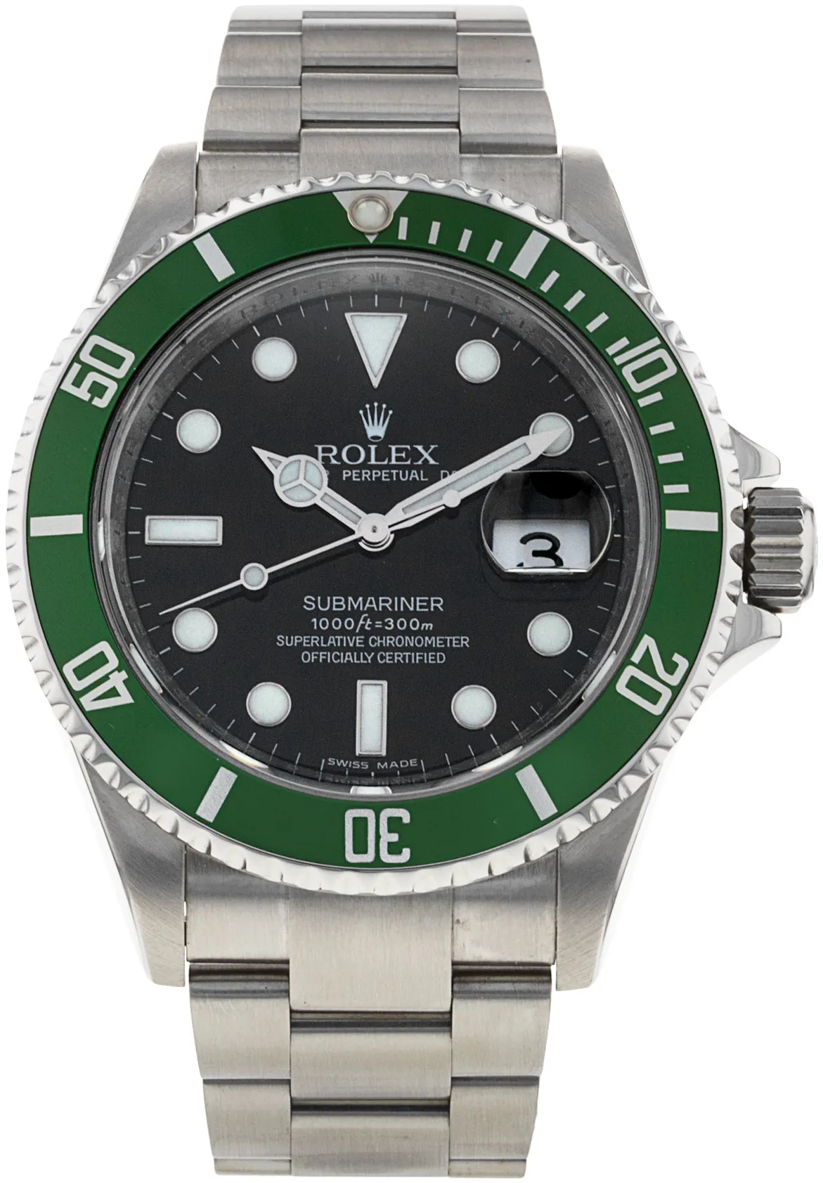 Rolex Submariner 16610LV 40mm Stainless steel Black