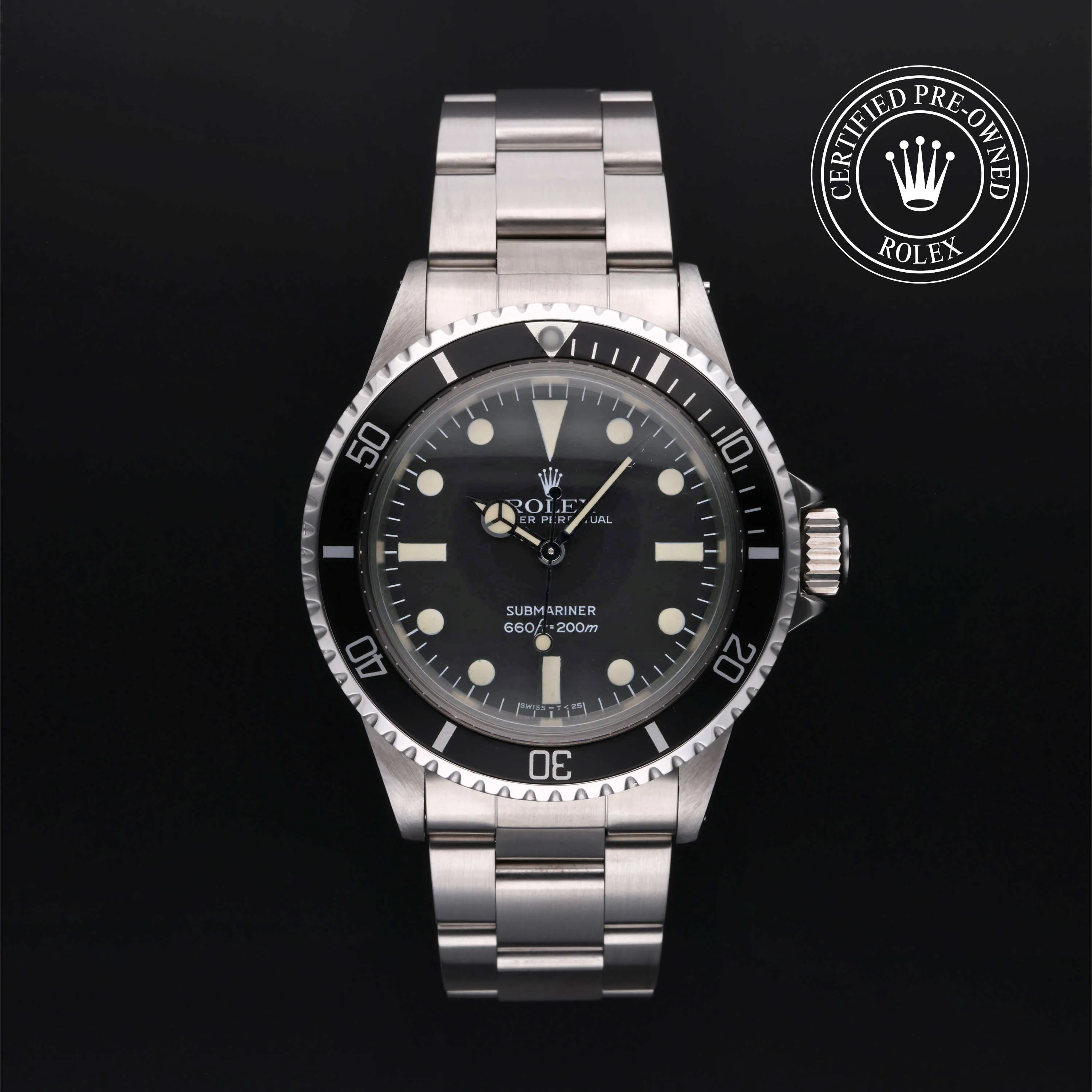 Rolex Submariner 5513/0 40mm Stainless steel Black