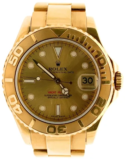 Rolex Yacht-Master 168628 35mm Yellow gold Champagne