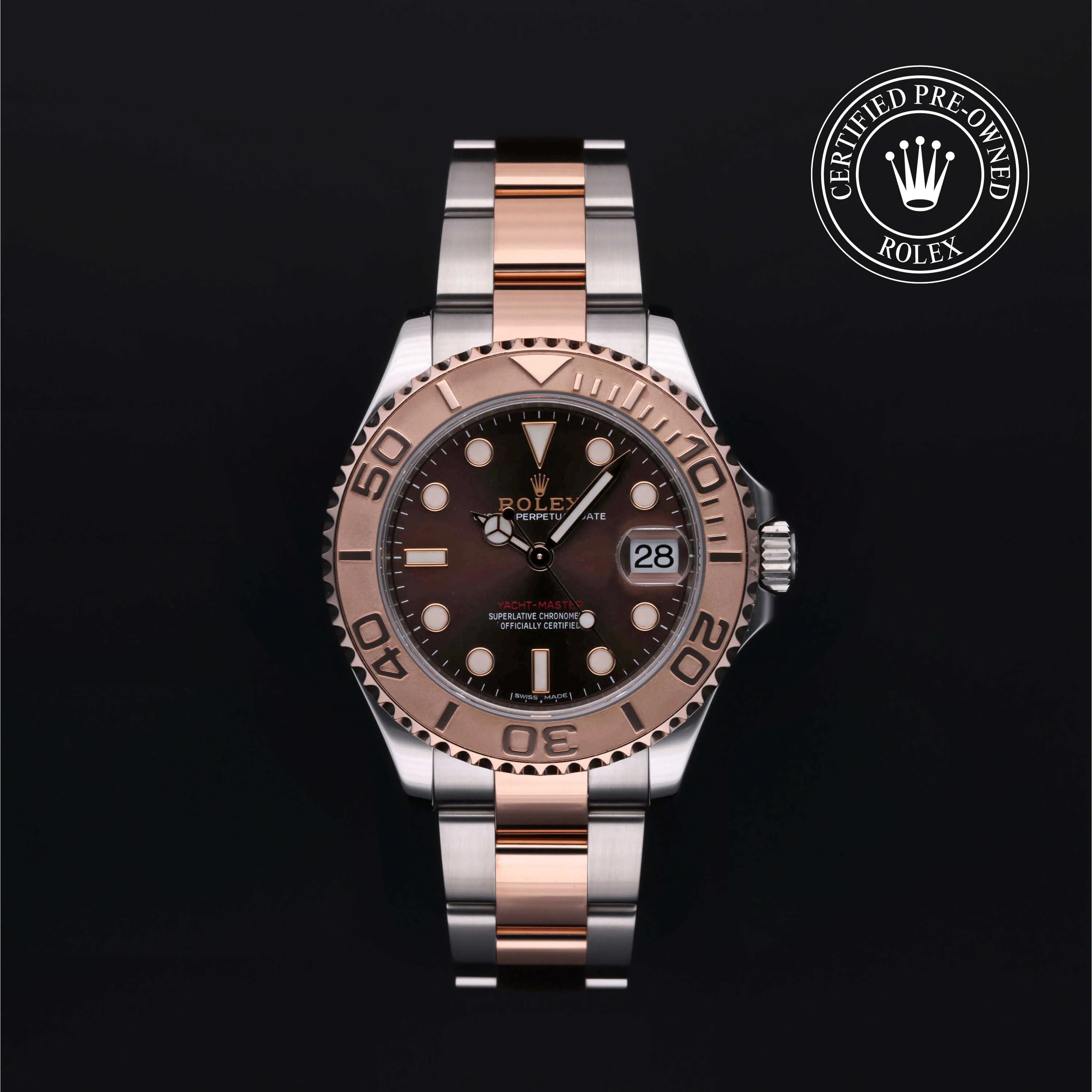 Rolex Yacht-Master 37 268621 37mm Oystersteel and Everose gold Brown