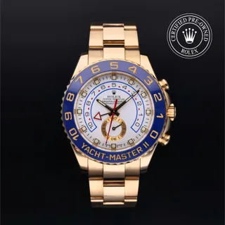 Rolex Yacht-Master II 116688 18k yellow gold White