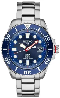 Seiko Prospex Solar SNE435 43mm Stainless steel Blue