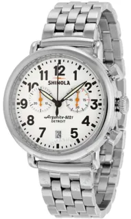 Shinola Runwell Chrono S0100062 Stainless steel White