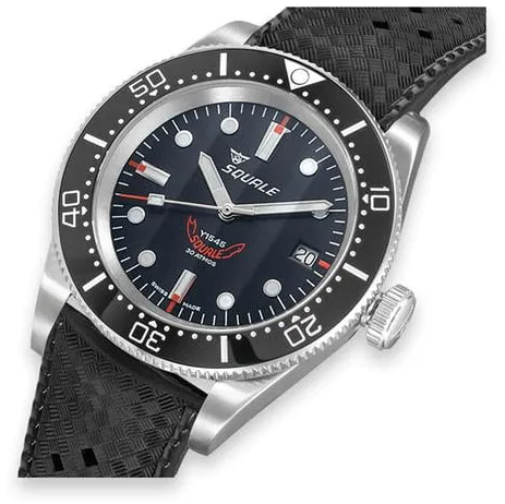 Squale 40mm Stainless steel Black