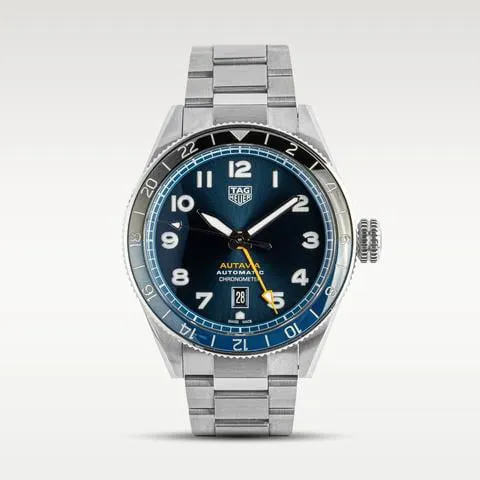 TAG Heuer Autavia WBE511A 42mm Stainless steel Blue