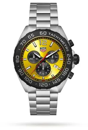 TAG Heuer Formula 1 CAZ101AM.BA0842 43mm Stainless steel Yellow