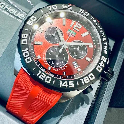 TAG Heuer Formula 1 CAZ101AN.FT8055 43mm Stainless steel Red