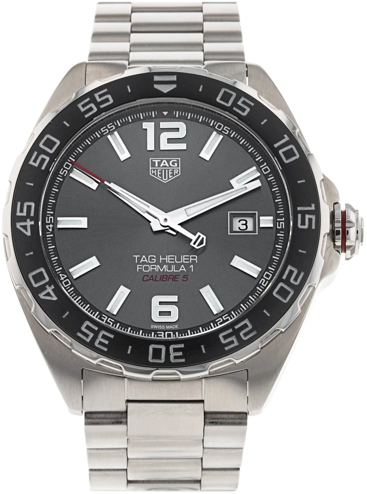 TAG Heuer Formula 1 WAZ2011.BA0842 43mm Stainless steel Gray