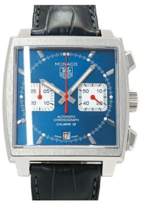 TAG Heuer Monaco Calibre 12 CAW2111.FC6183 39mm Stainless steel Blue